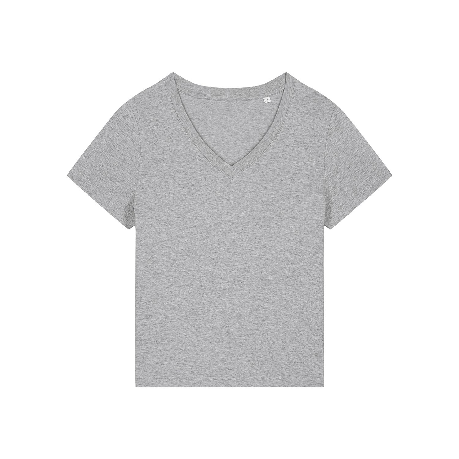Stanley Women S Stella Isla V-Neck T-Shirt (STTW176) Heather Grey S