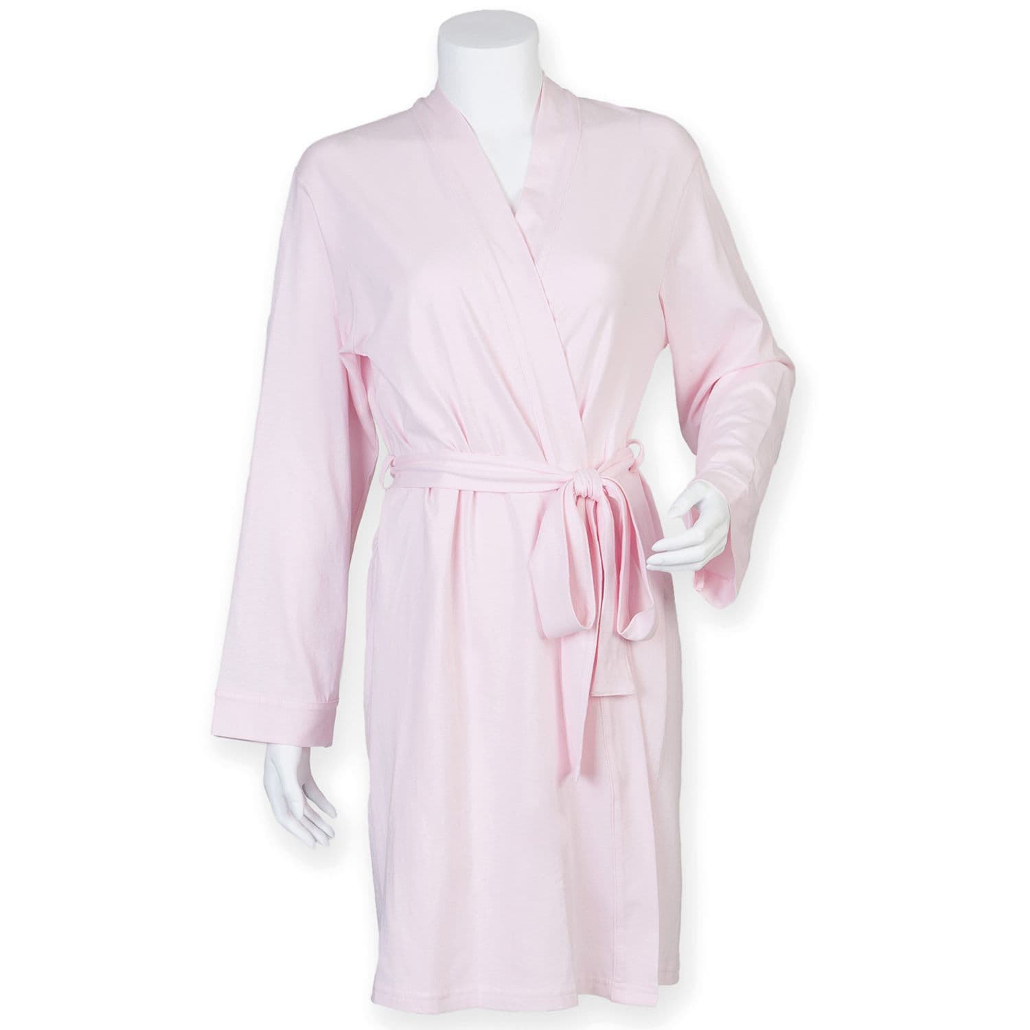 Towel City Women's Wrap Robe Light Pink M