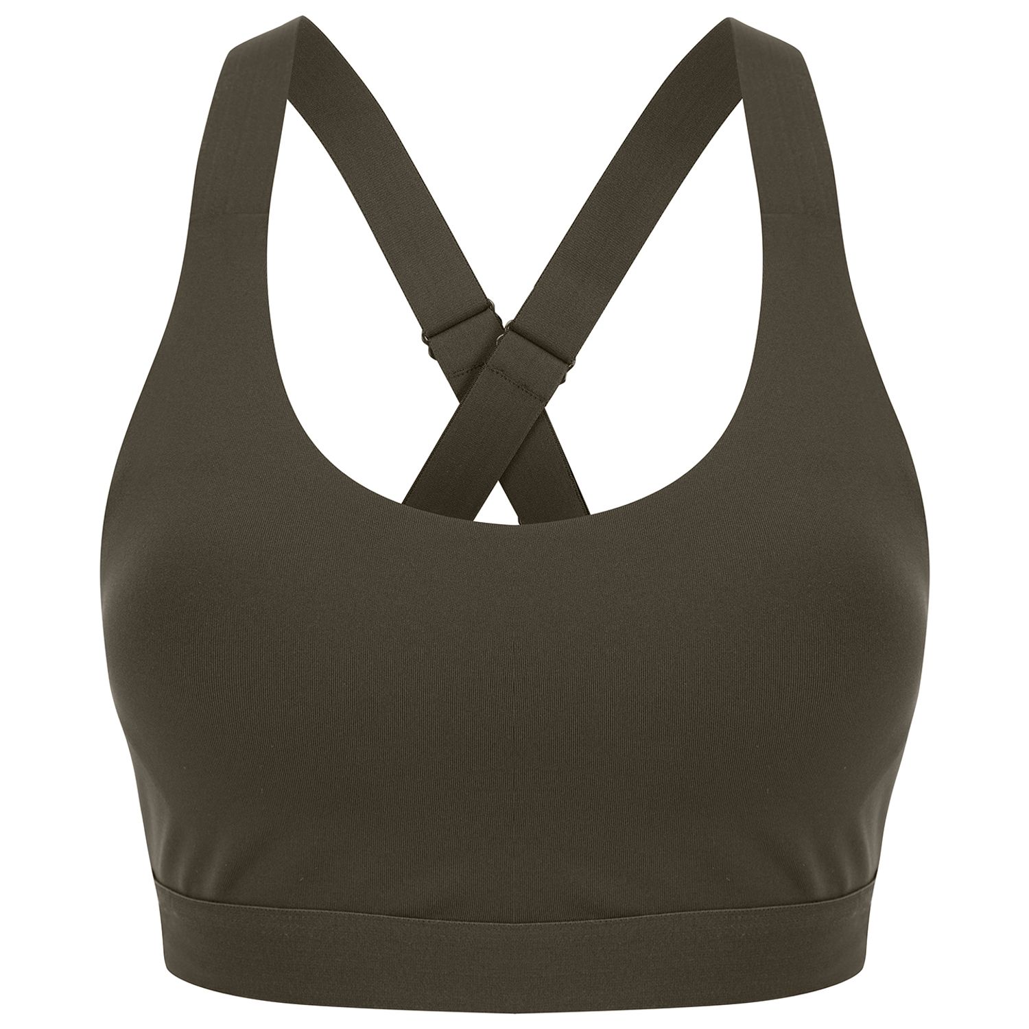 Tombo Medium Impact Core Bra Olive Green 2XS