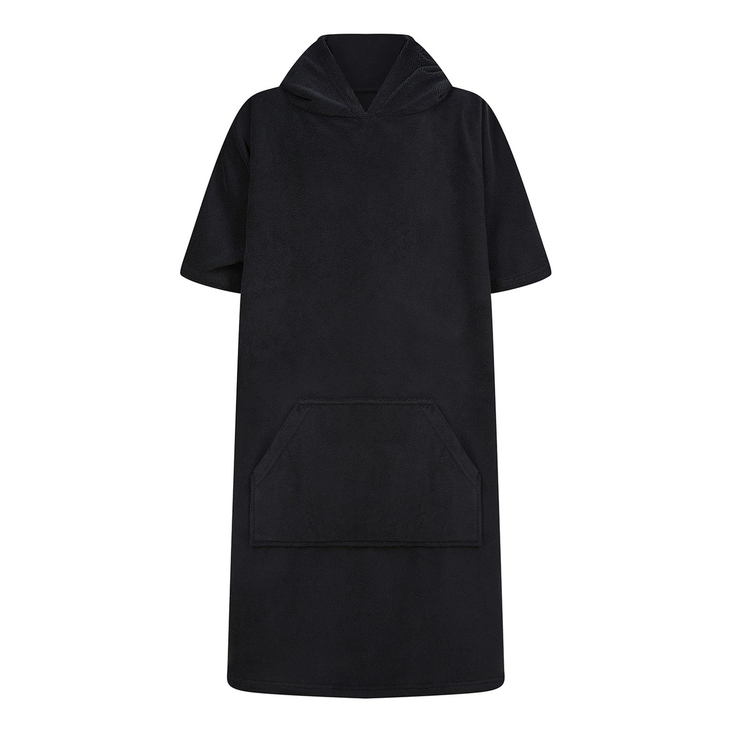 Towel City Kids Poncho Black 1013