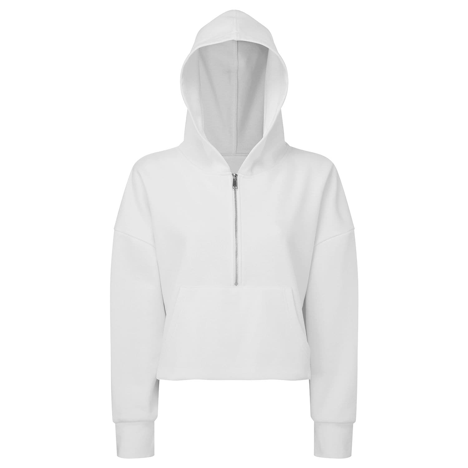 TriDri Women's TriDri 1/2 Zip Hoodie White Lxl