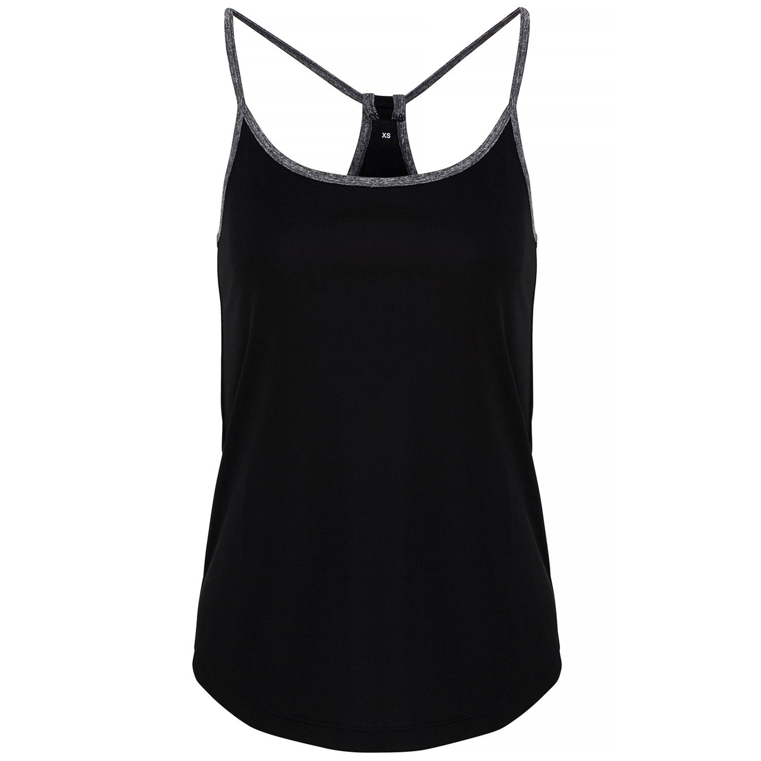 TriDri Women's TriDri Yoga Vest Black/Black Melange S