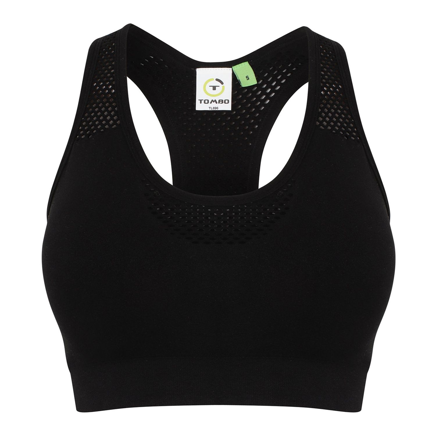 Tombo Women's Seamless Sports Bra Black M