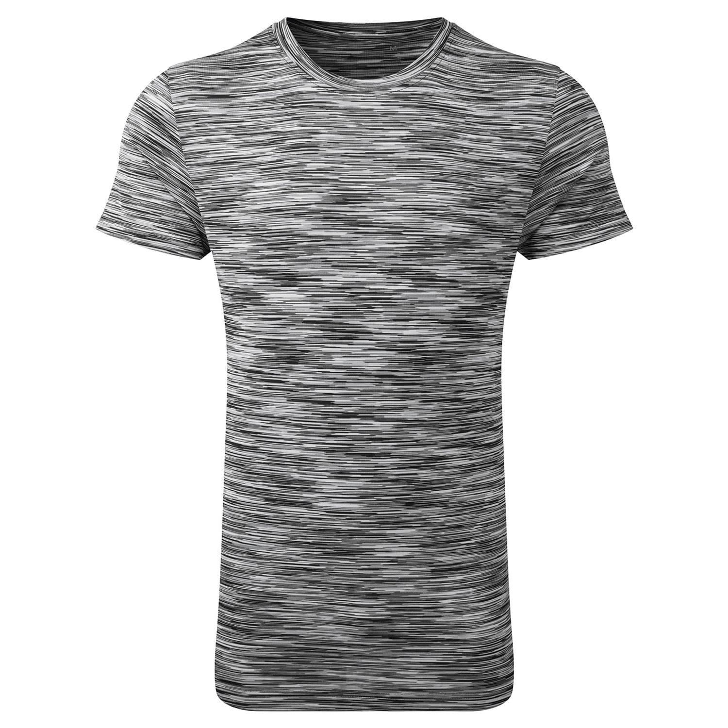 TriDri Space Dye Performance T-Shirt Black/Grey M