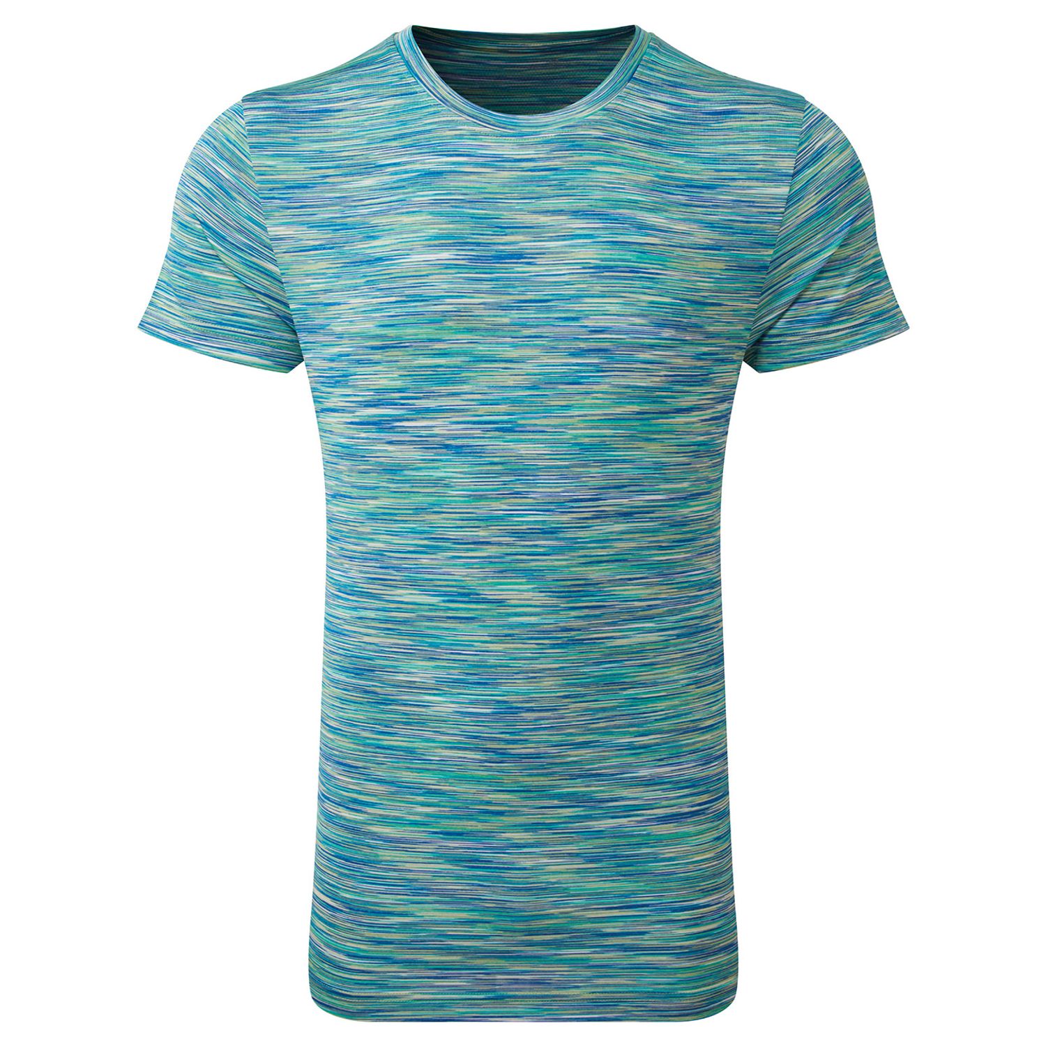 TriDri Space Dye Performance T-Shirt Green/Blue M