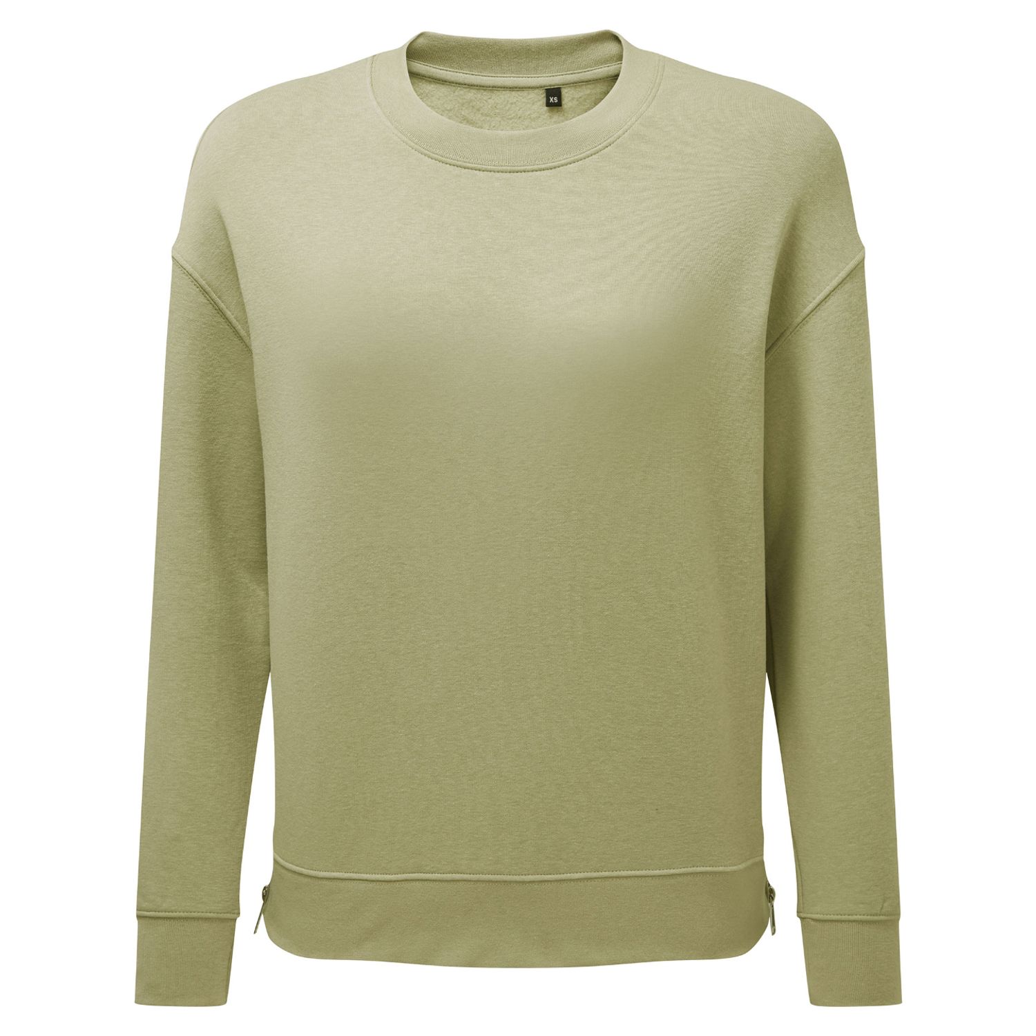 TriDri Women's TriDri Recycled Chill Zip Sweatshirt Sage Green XS