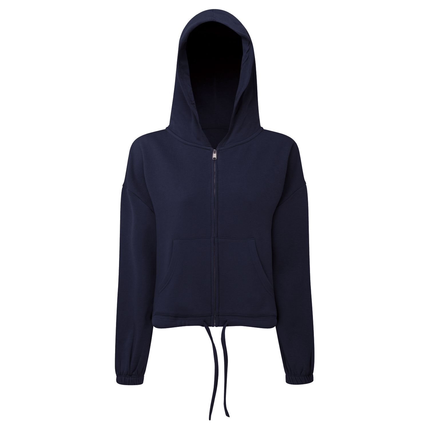 TriDri Women S TriDri Recycled Drawstring Full-Zip Hoodie Navy L/xl