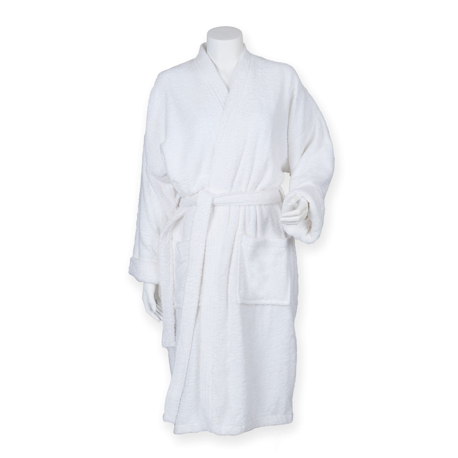 Towel City Kimono Robe White Lxl