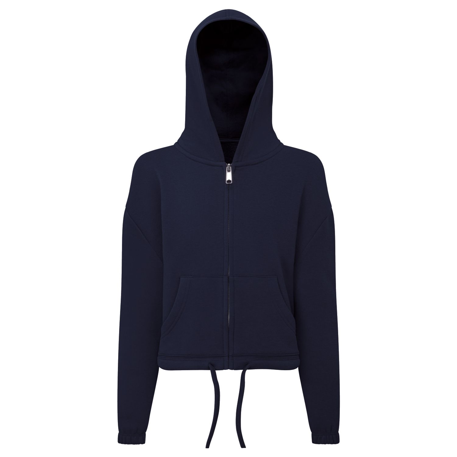 TriDri Kids TriDri Recycled Cropped Oversize Full-Zip Hoodie Navy 41609