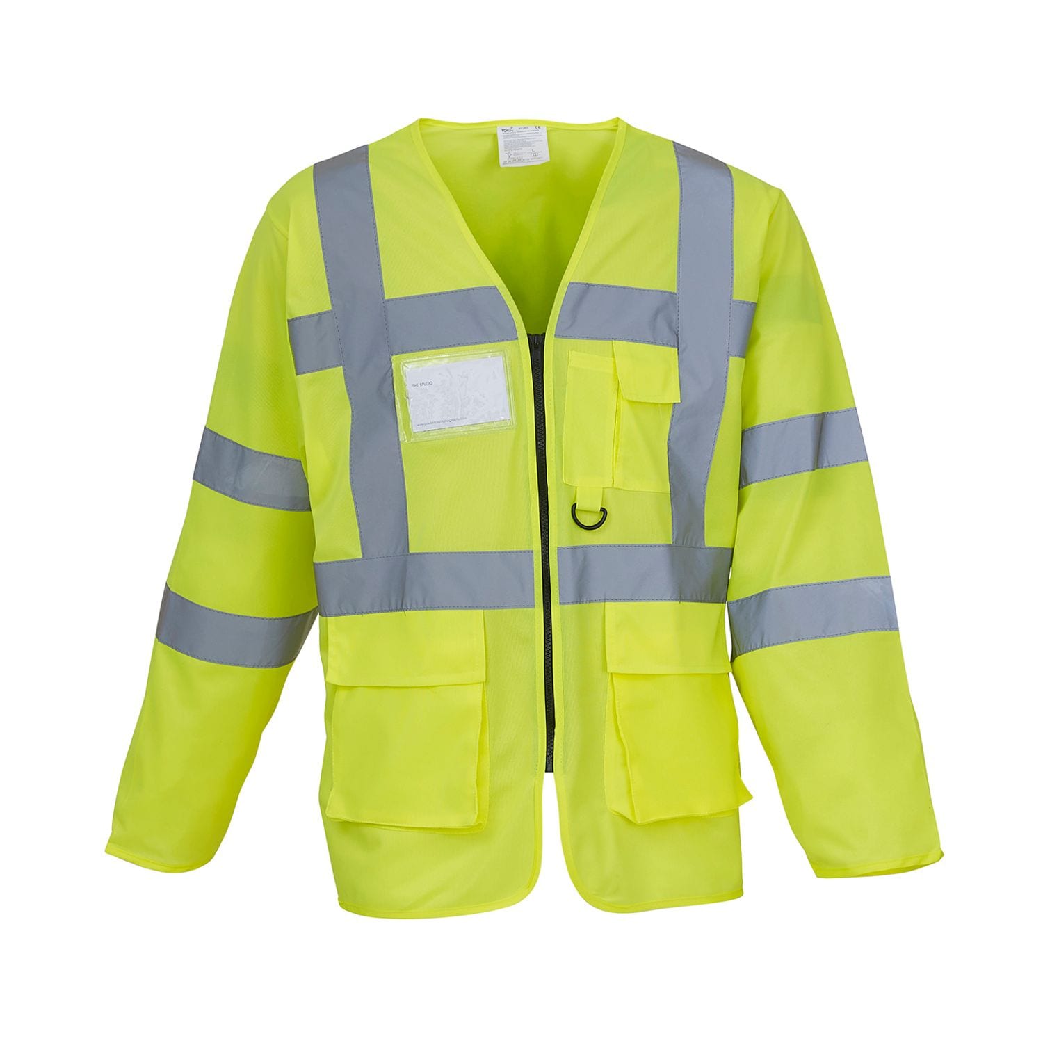 YOKO Hi-vis Executive Long Sleeve Waistcoat (HVJ800) Yellow XL