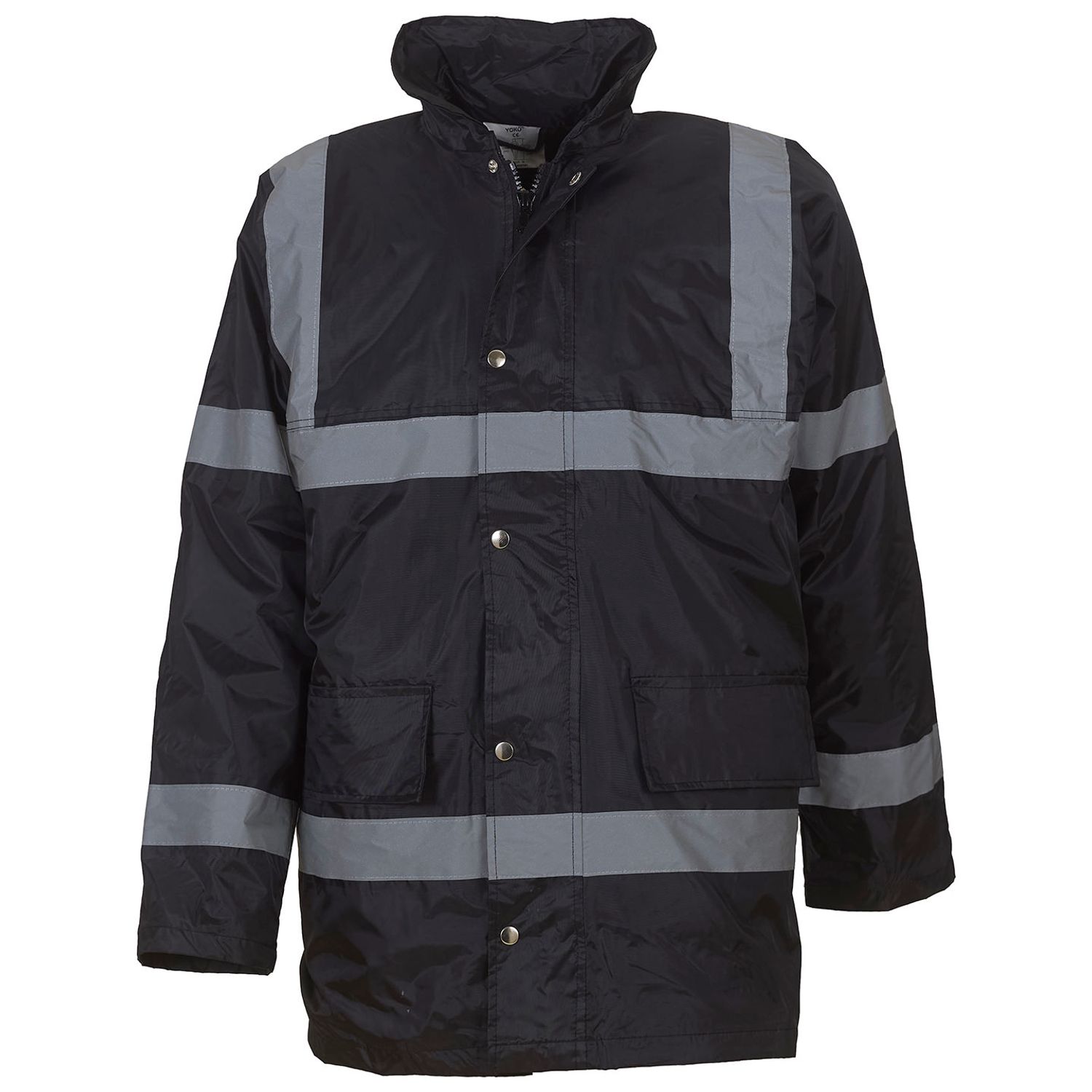 YOKO Hi-vis Security Jacket (HVP301) Black L