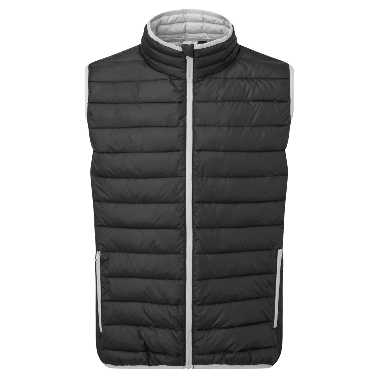 2786 Traverse Padded Black/Light Grey Gilet for Male - Size Medium