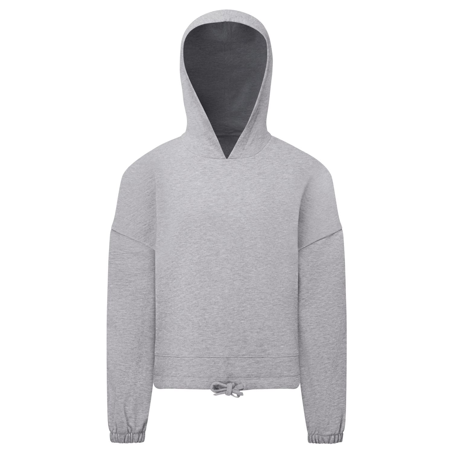 TriDri Kids TriDri Recycled Cropped Oversize Hoodie Heather Grey 45511