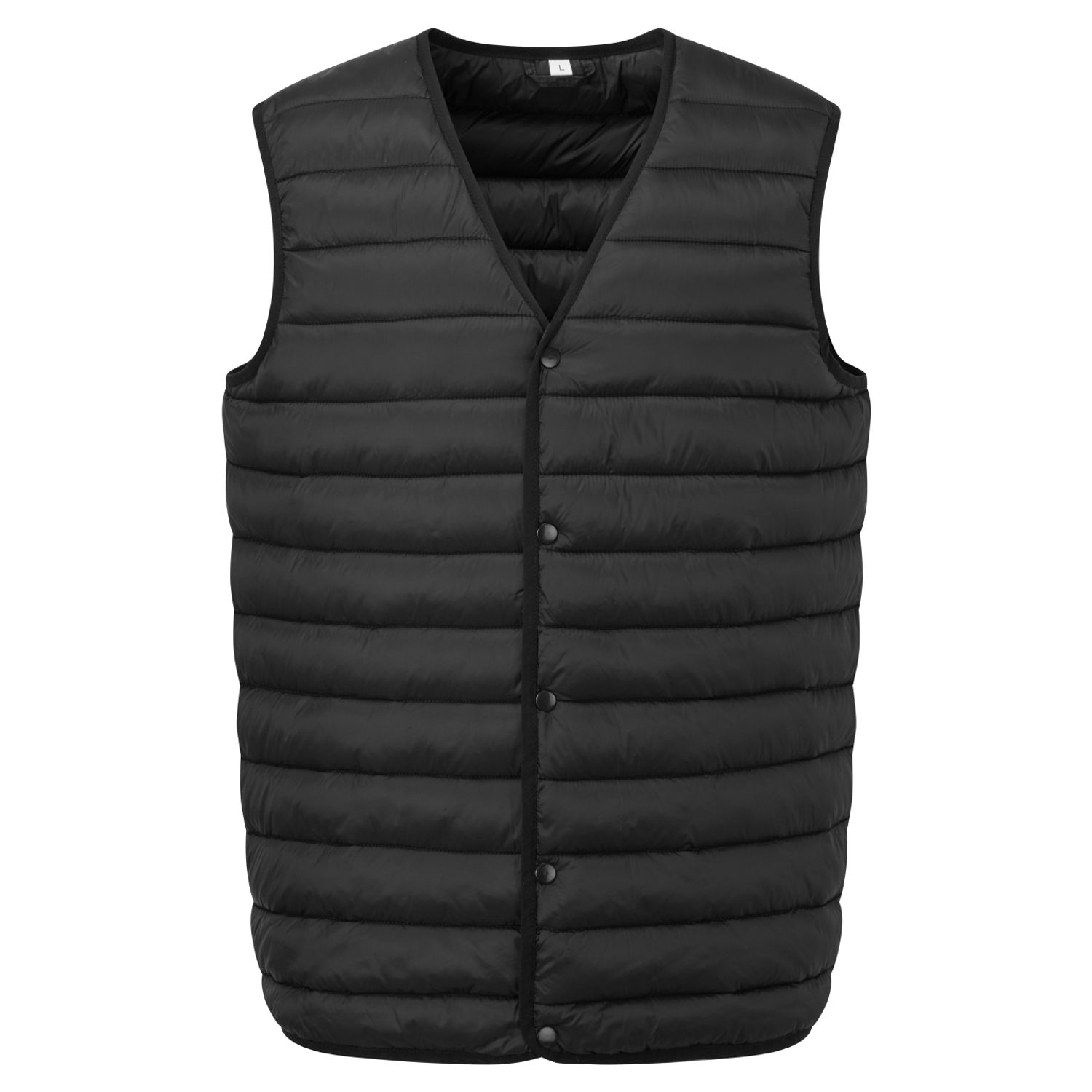 2786 Padded Black Gilet Vest for Male - Size Small