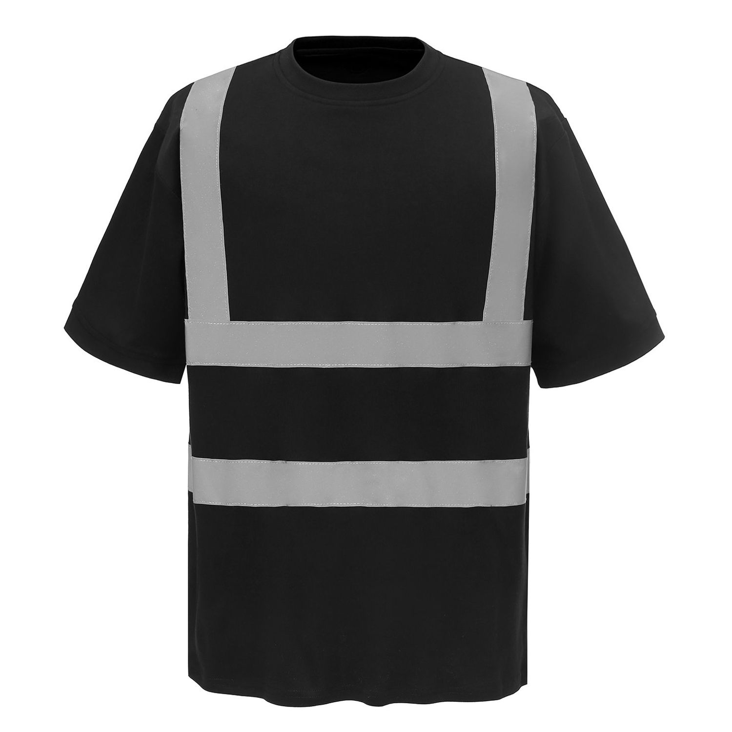 YOKO Hi-vis Short Sleeve T-Shirt (HVJ410) Black 5XL