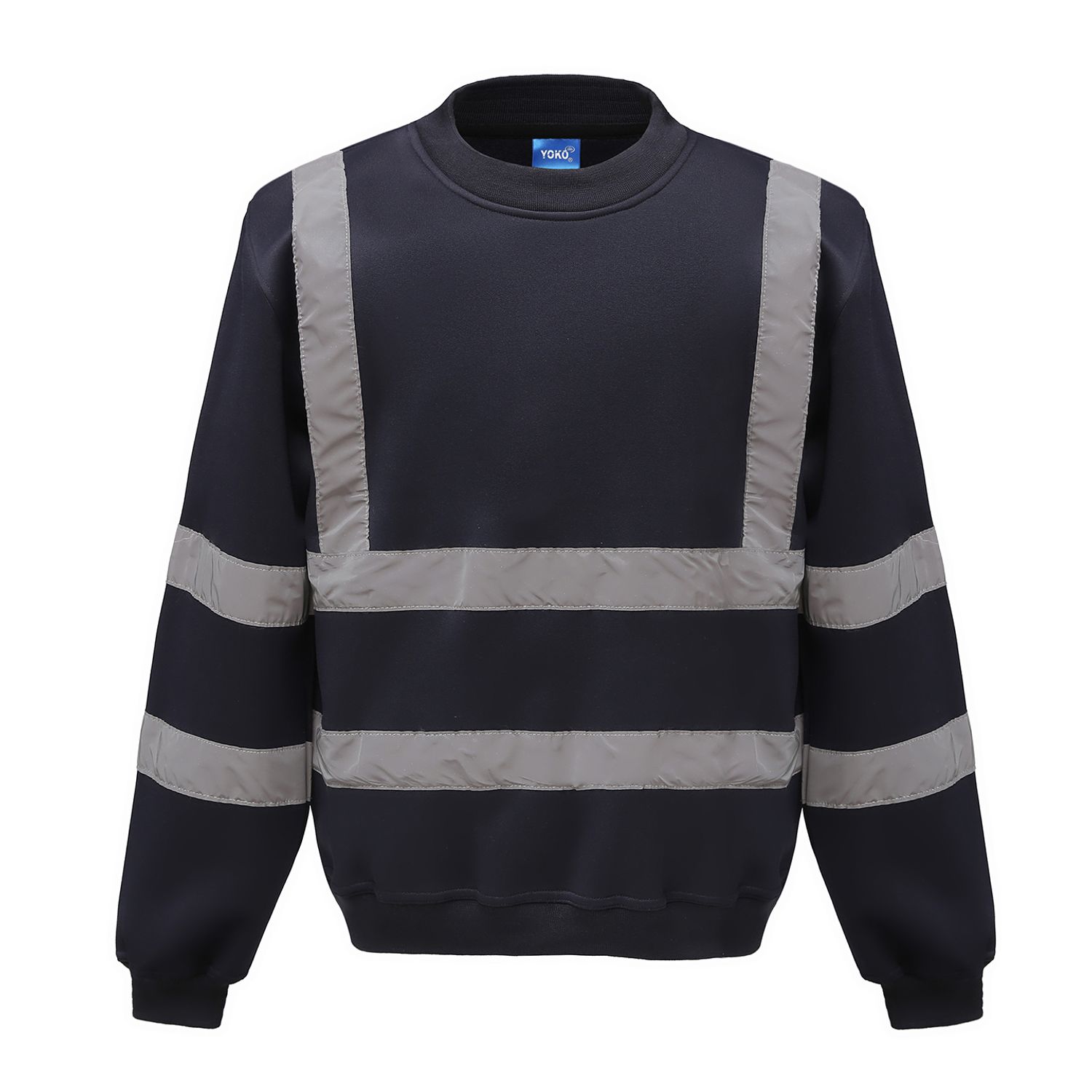 YOKO Hi-vis Sweatshirt (HVJ510) Navy L