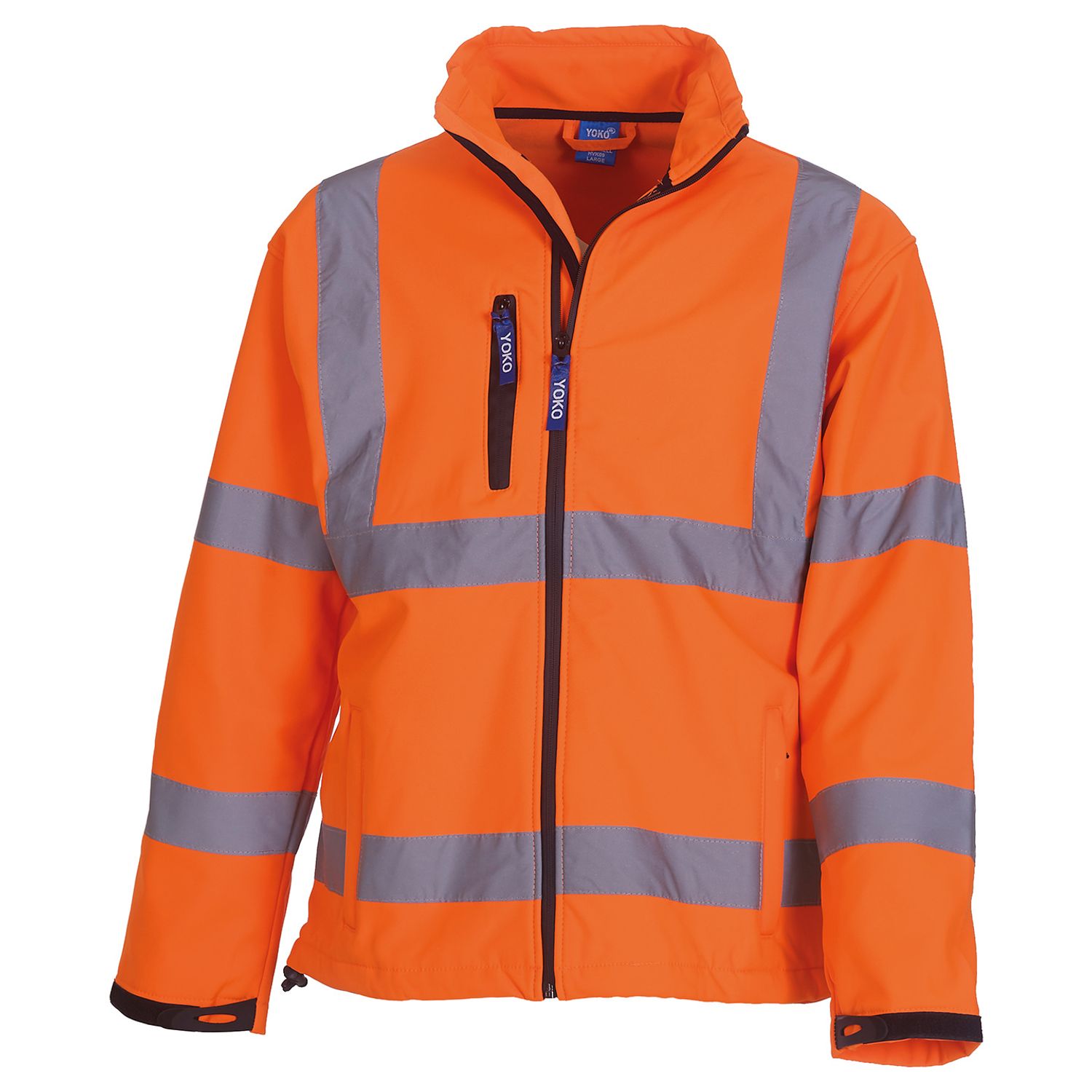 YOKO Hi-vis Softshell Jacket (HVK09) Orange XL