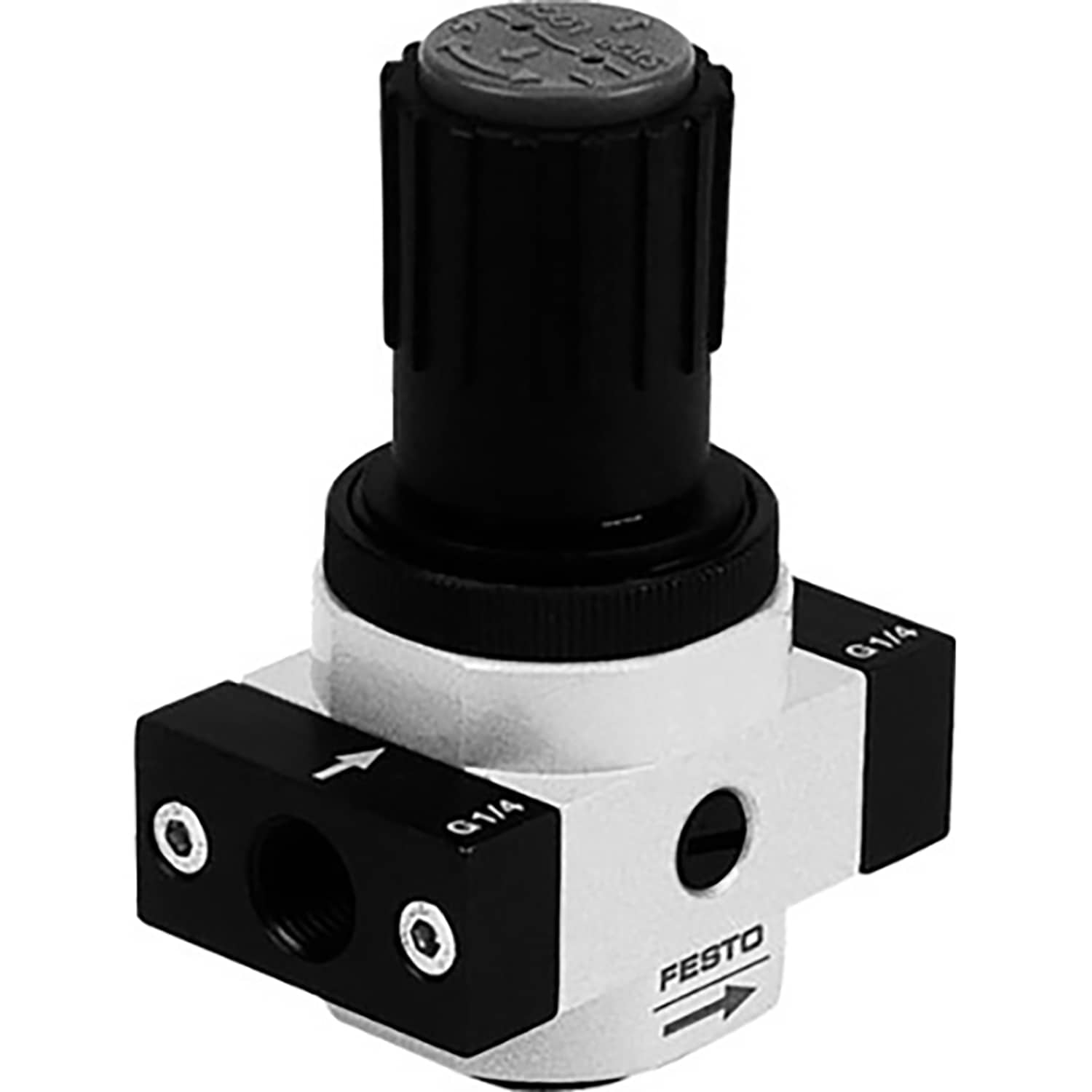 Festo 1/4in Regulator C/w Connection Plate - 186454