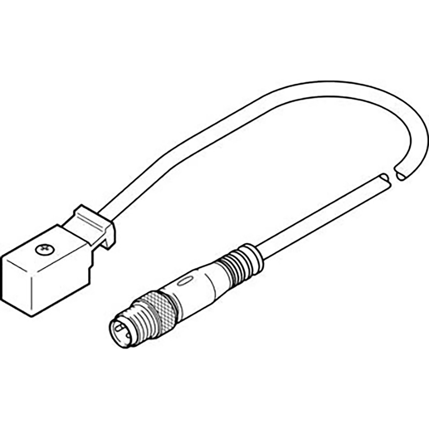 Festo KMYZ-2-24-M8-2 5-LED Connecting Cable - 177678 Valve Accessories