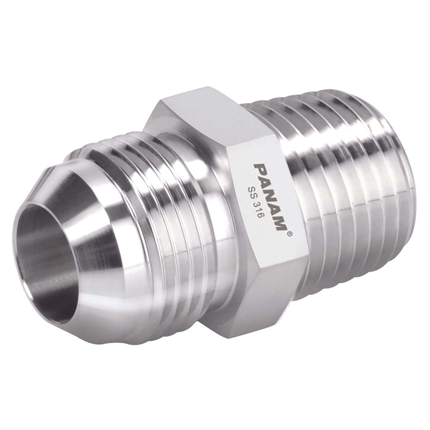 Panam M.stud Coup 37 JIC 38mm NPTF 1.1/2in - 214BM38N112