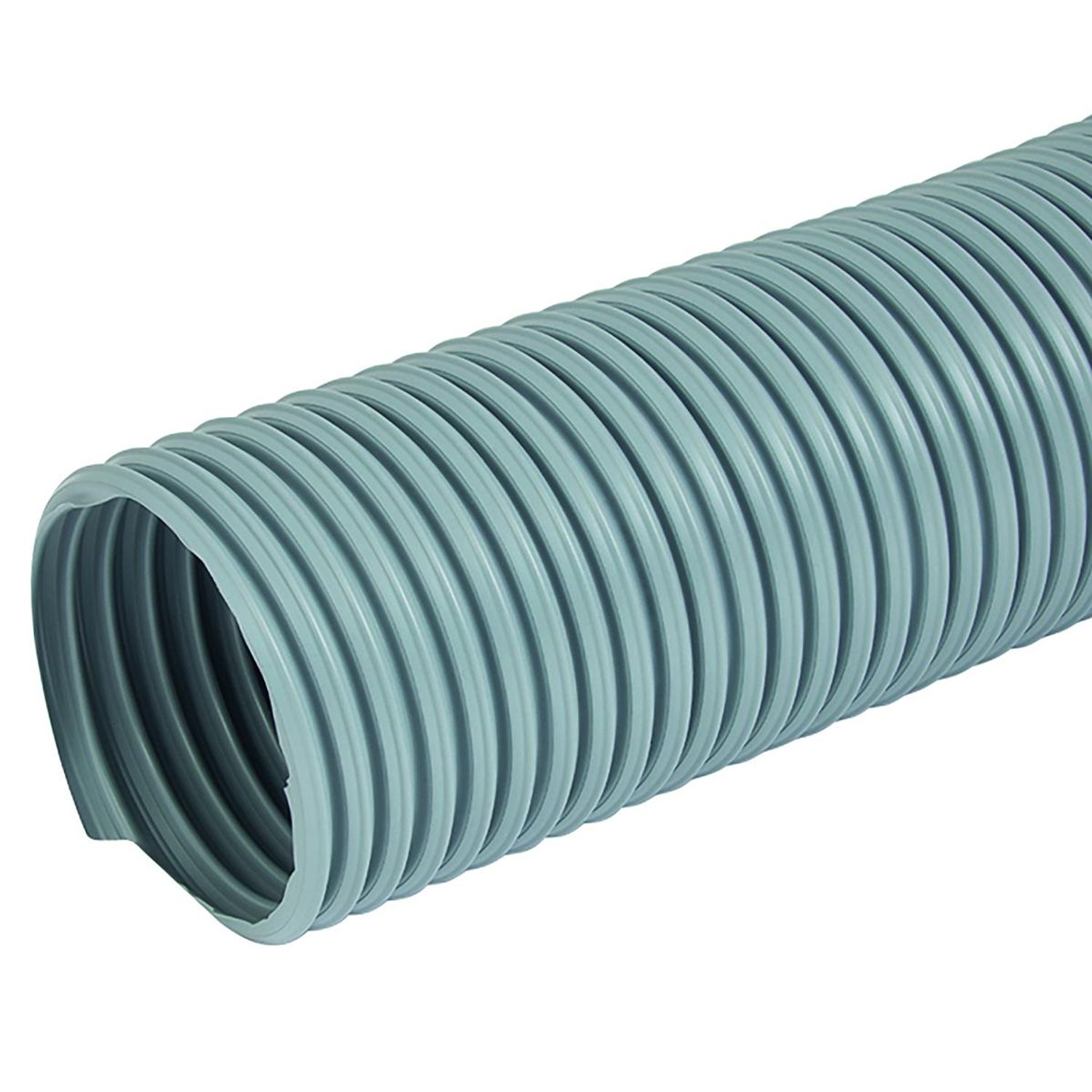 Norres 90mm Light Duty Grey PVC Ducting 10M - 310-0090-0000