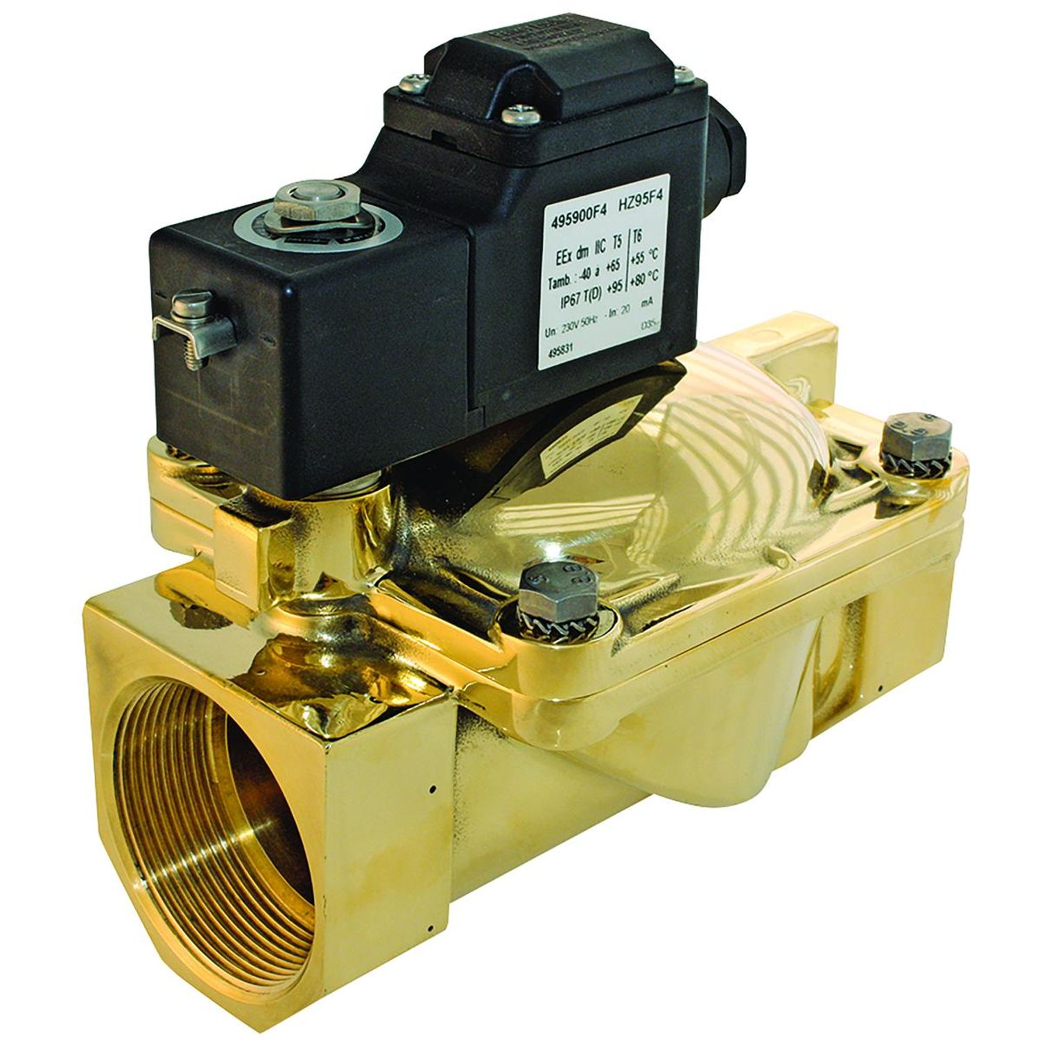 Parker 2/2SOL Val Steam 1 N/c BR PTFE 230VAC - 550076DIS