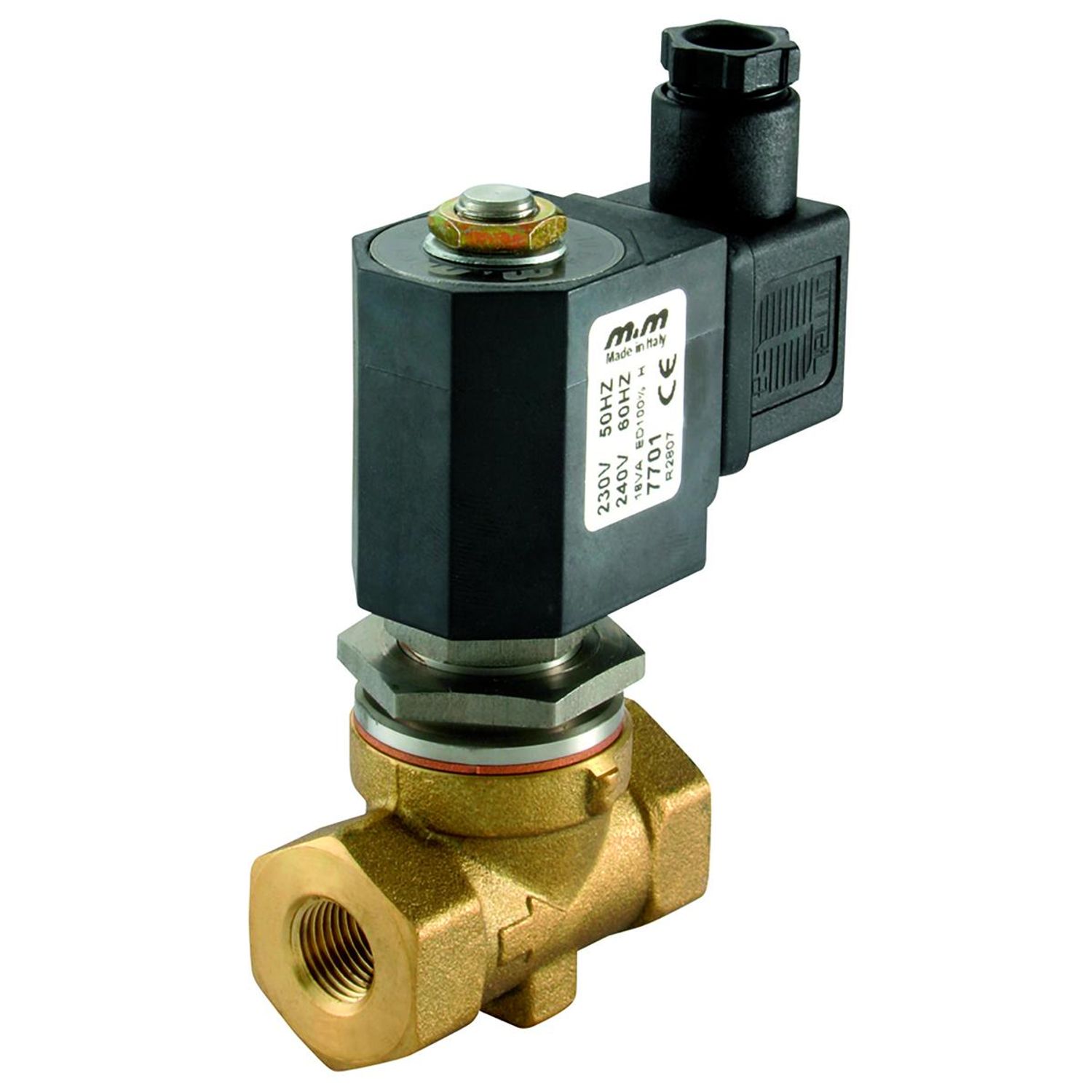 M&M 1/4in High Pressure Steam SOL Valve 24VAC - D634DTT24VAC