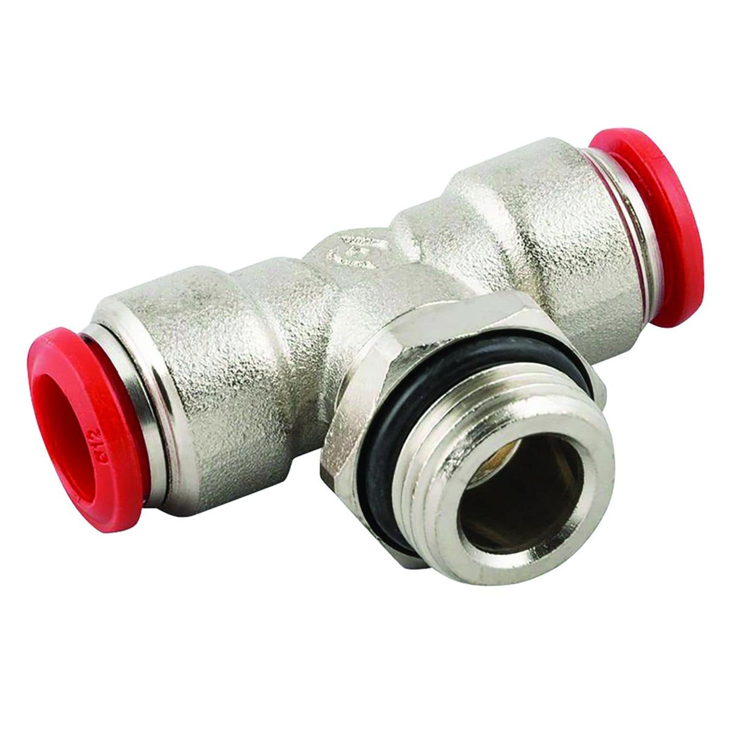 Aignep 04mm OD X M5 Metric Male SW Tee Pushin - P12-4-M5