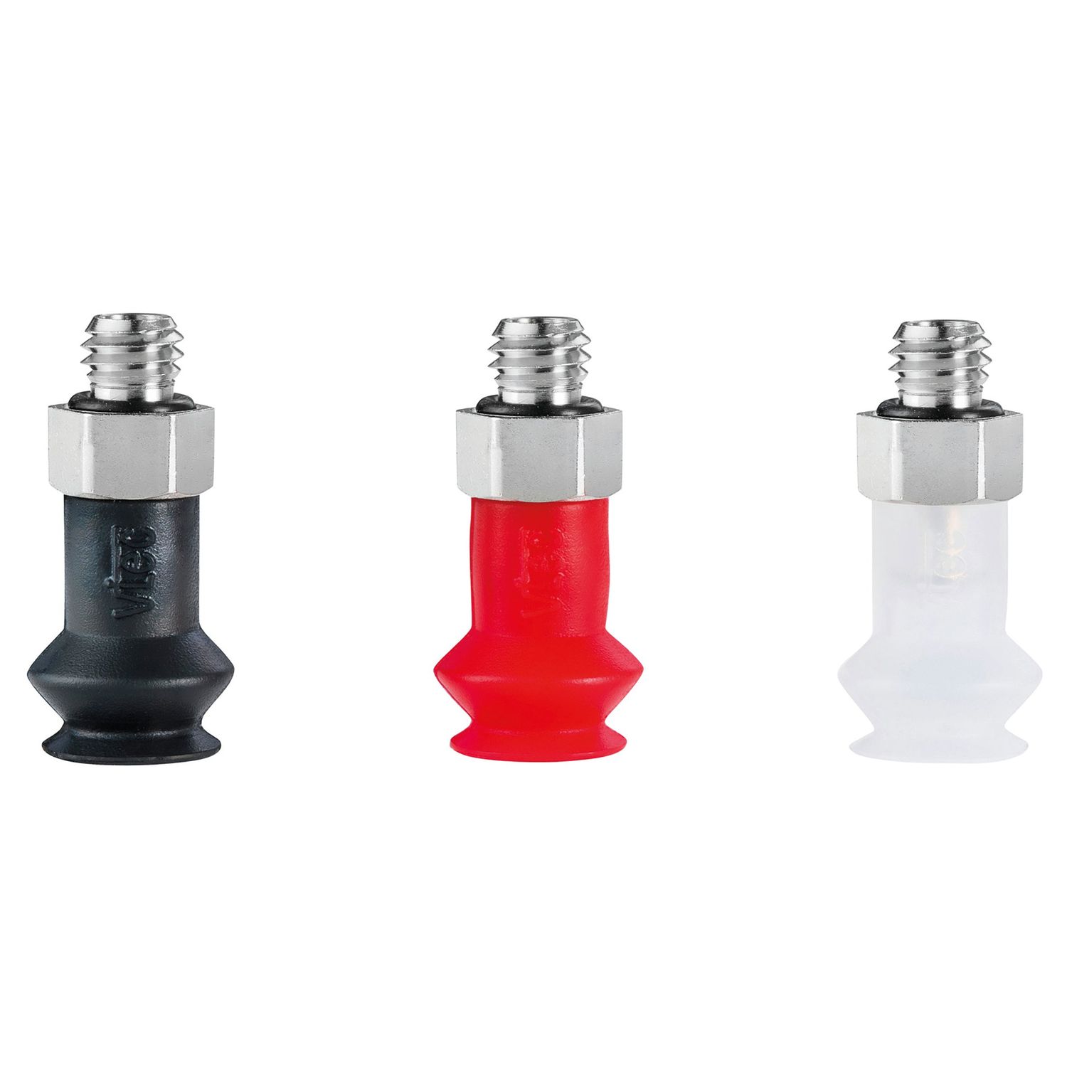 Vmeca Single-bellows Cup 8mm White SIL FDA - VB8X-WS-FDA