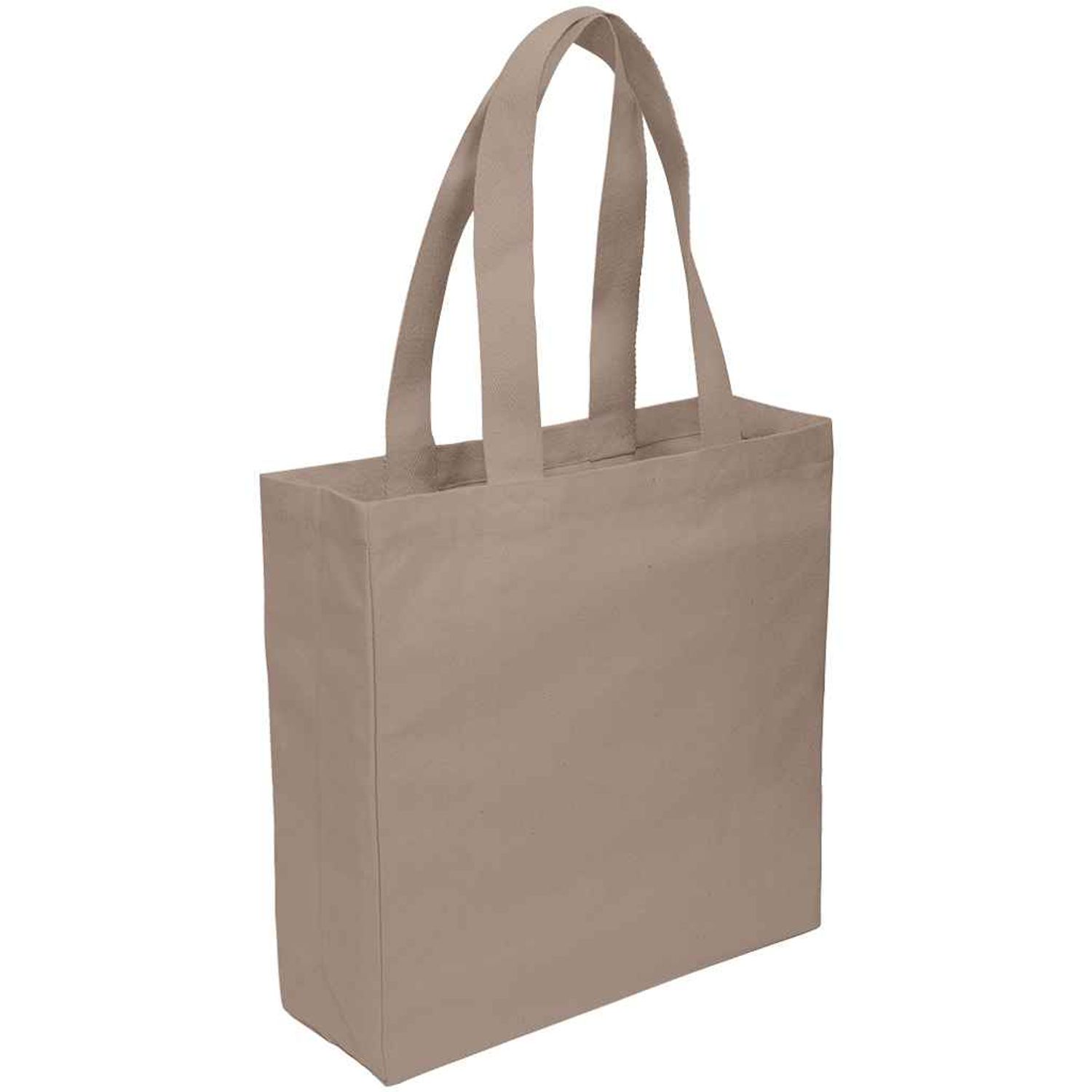 Brand Lab Everyday Square Canvas Tote Bag Mushroom One Size