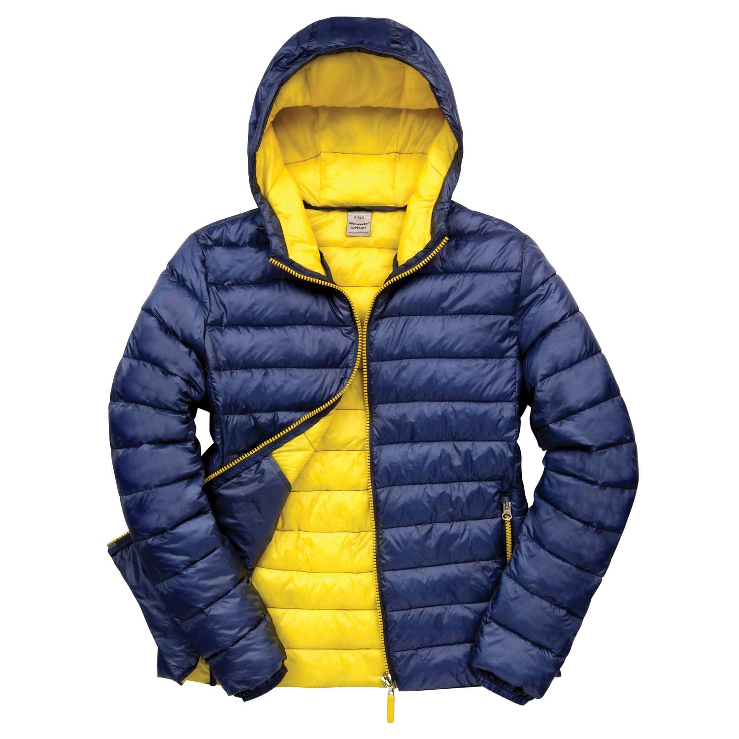 Result Urban Outdoor Wear Mens Snow Bird Padded Jacket Extra Large Navy/Yellow
