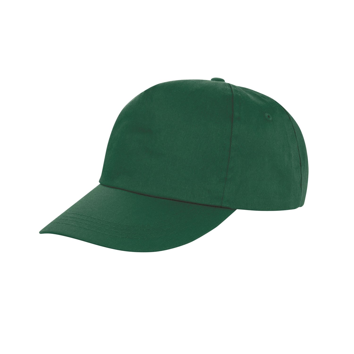 Result Houston 5-Panel Printers Cap One Size Bottle Green