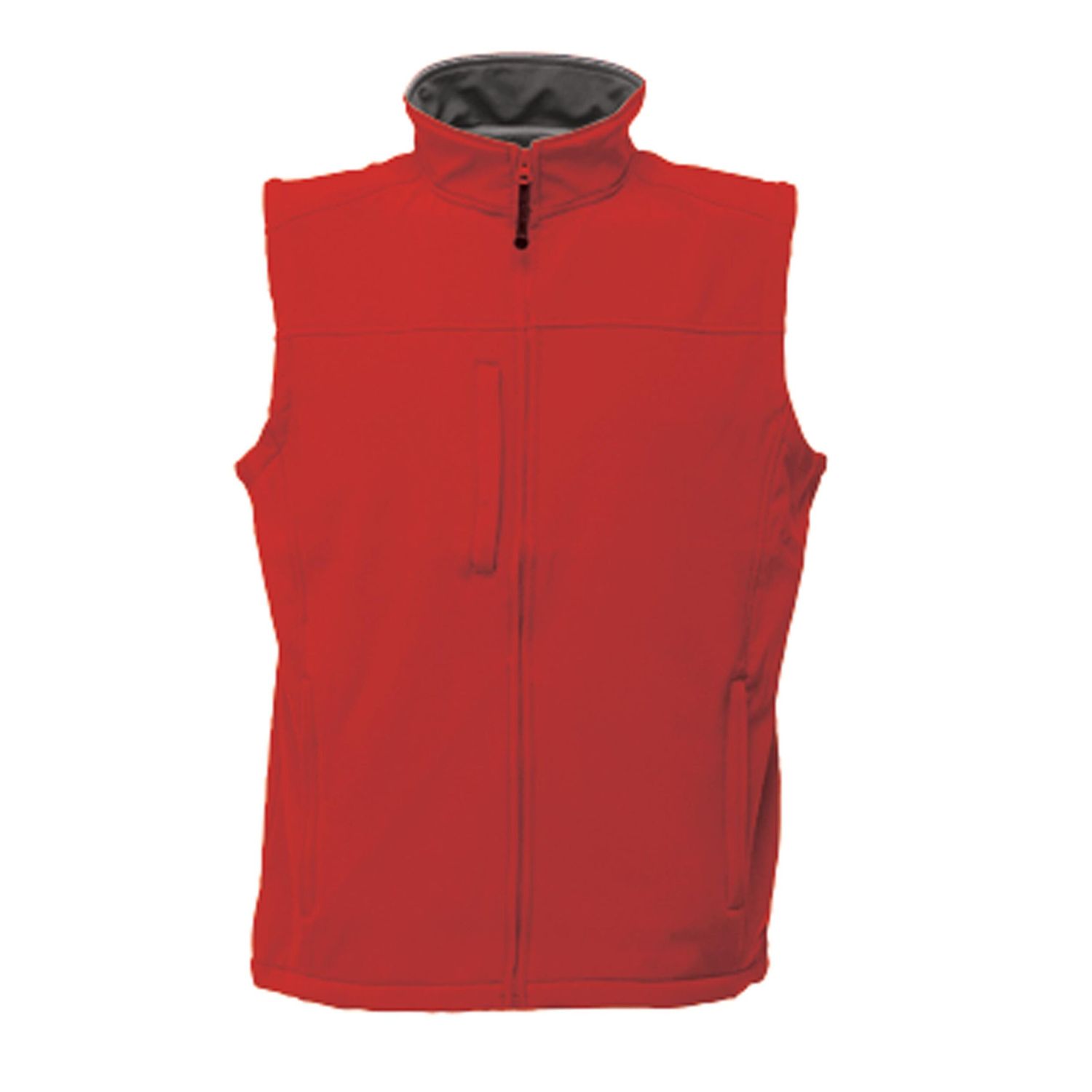 Regatta Professional Flux Mens Softshell Bodywarmer 3XL Classic Red/Seal Grey