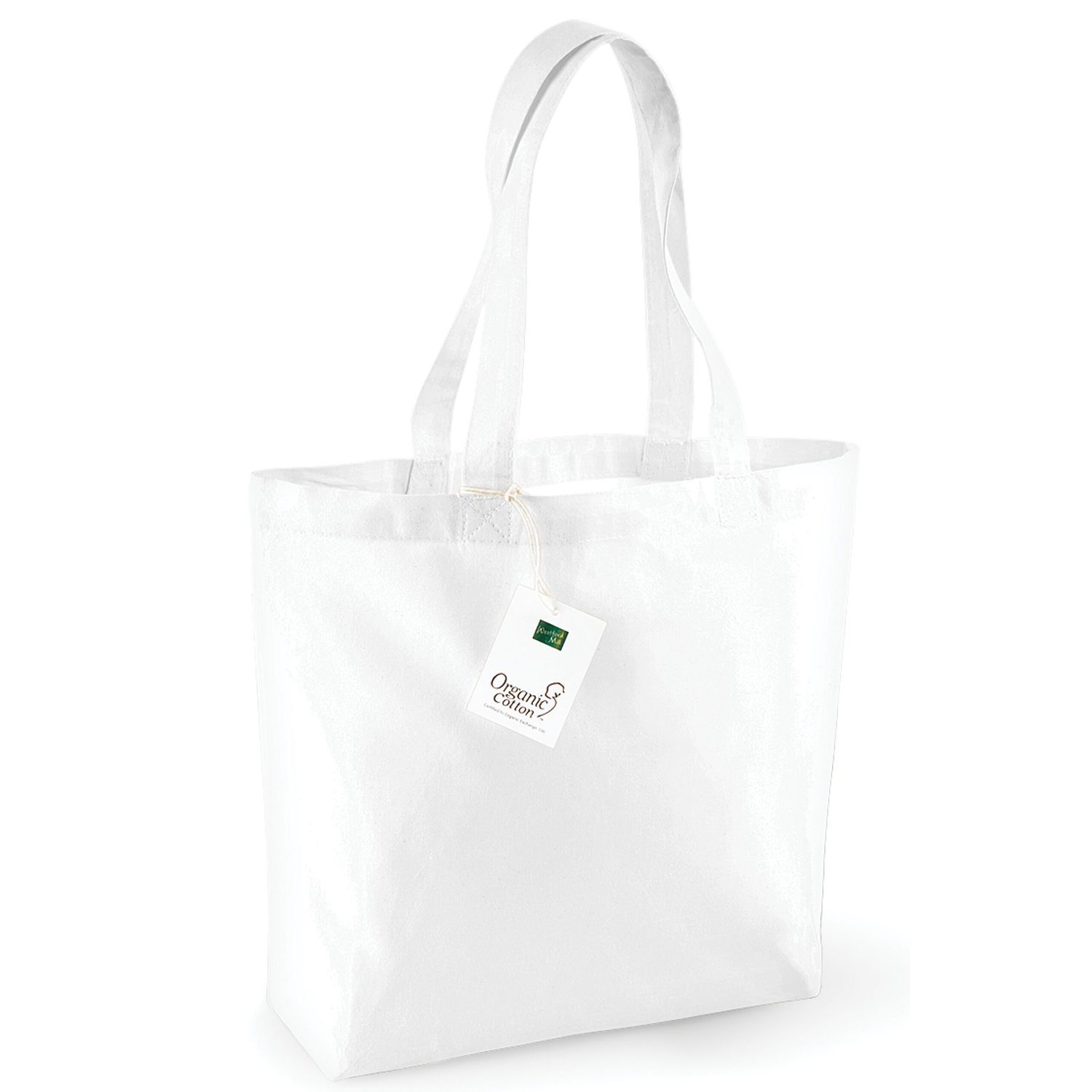 Westford Mill Organic Cotton Shopper One Size White