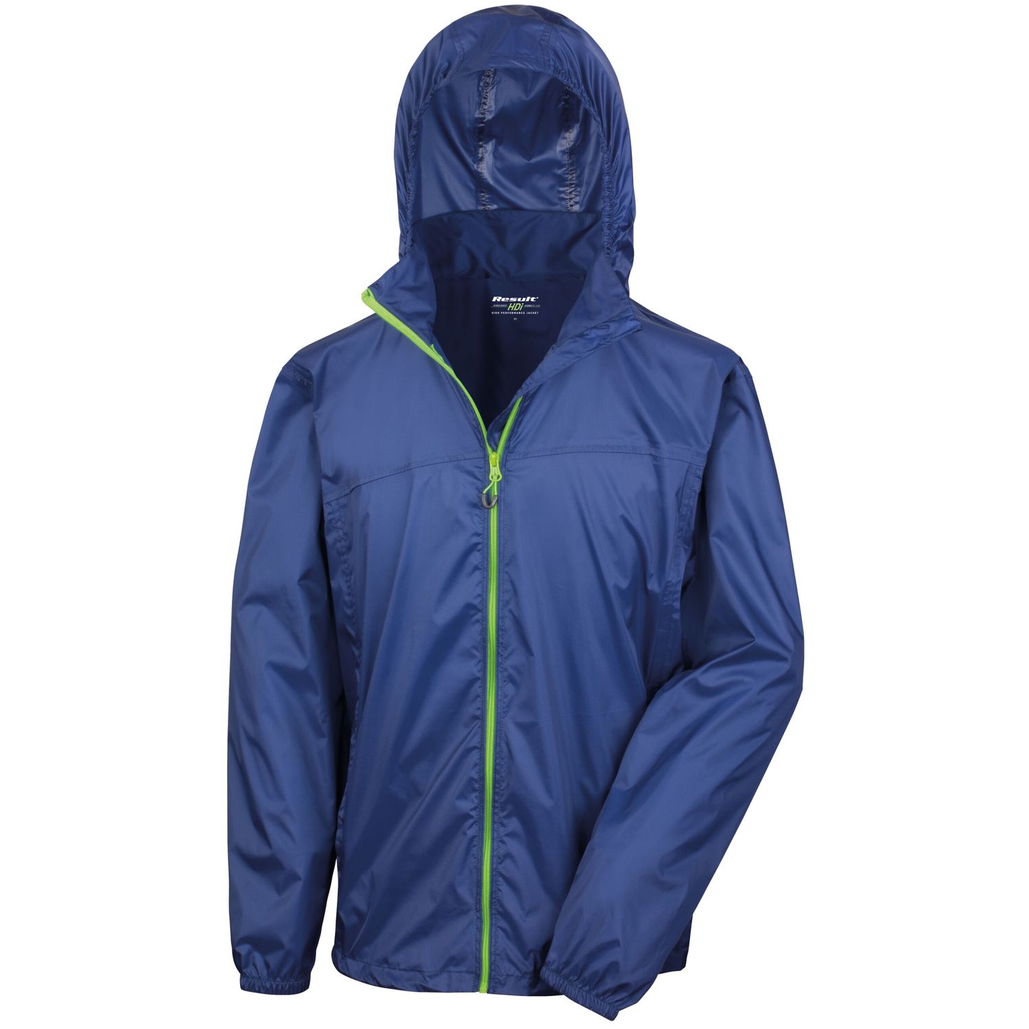 Result Urban Outdoor Wear HDi Quest Lightweight Stowable Jacket M Navy/Lime