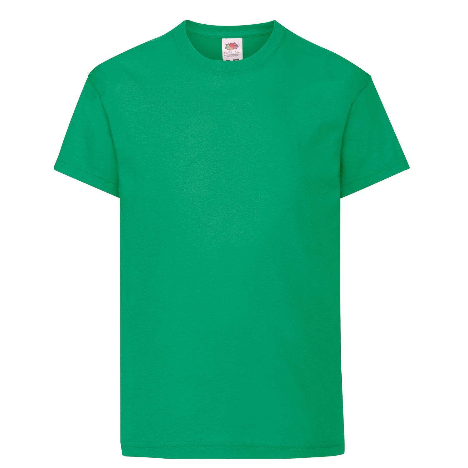 Fruit Of The Loom Kid's Original T-Shirt   5-6 Kelly Green