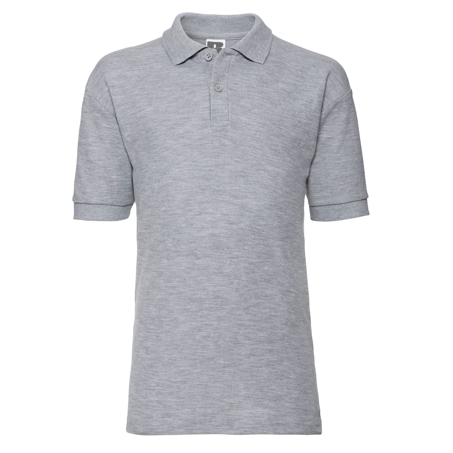 Russell Kids Classic Polo T-Shirt   7-8 Light Oxford