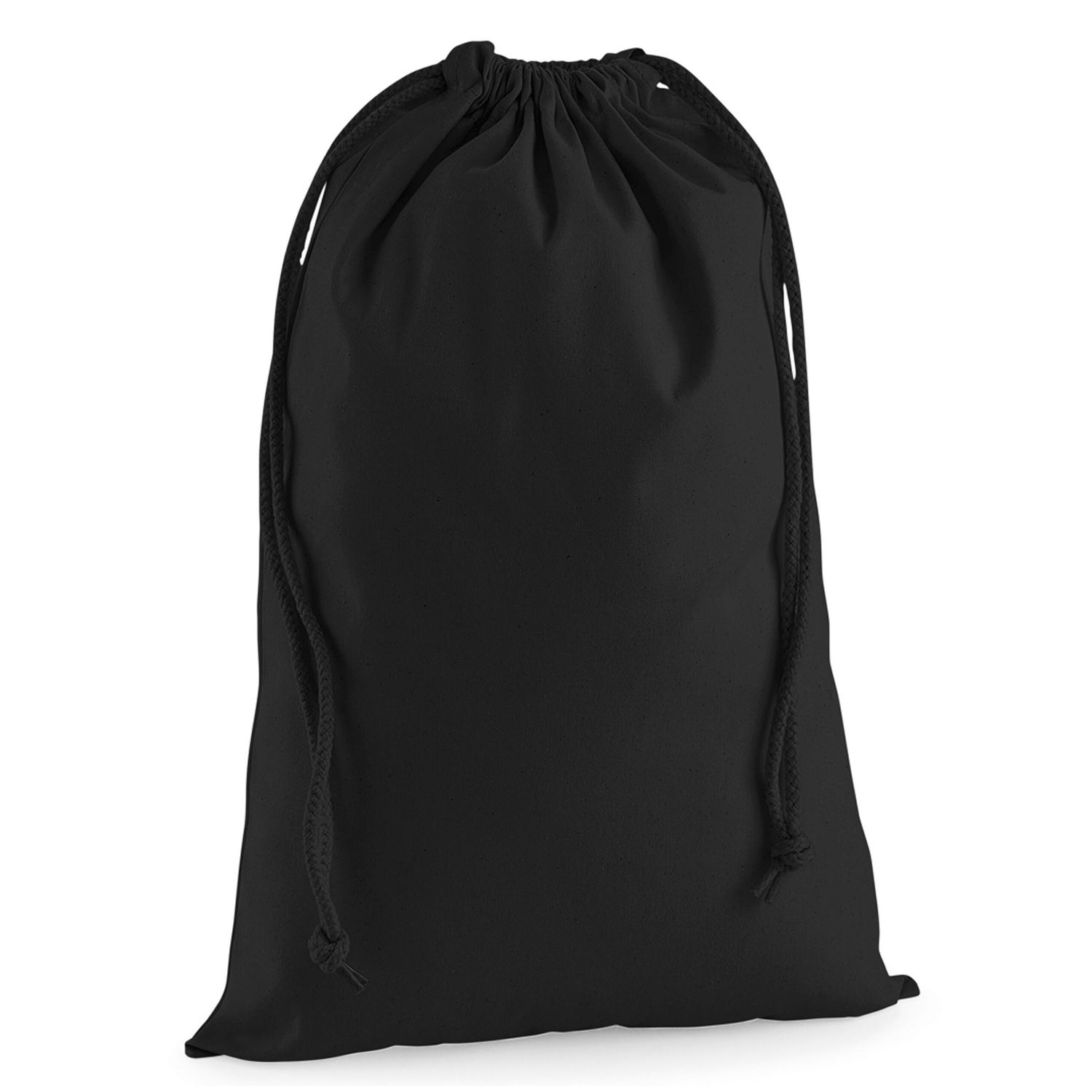 Westford Mill Premium Cotton Stuff Bag Size Small Black