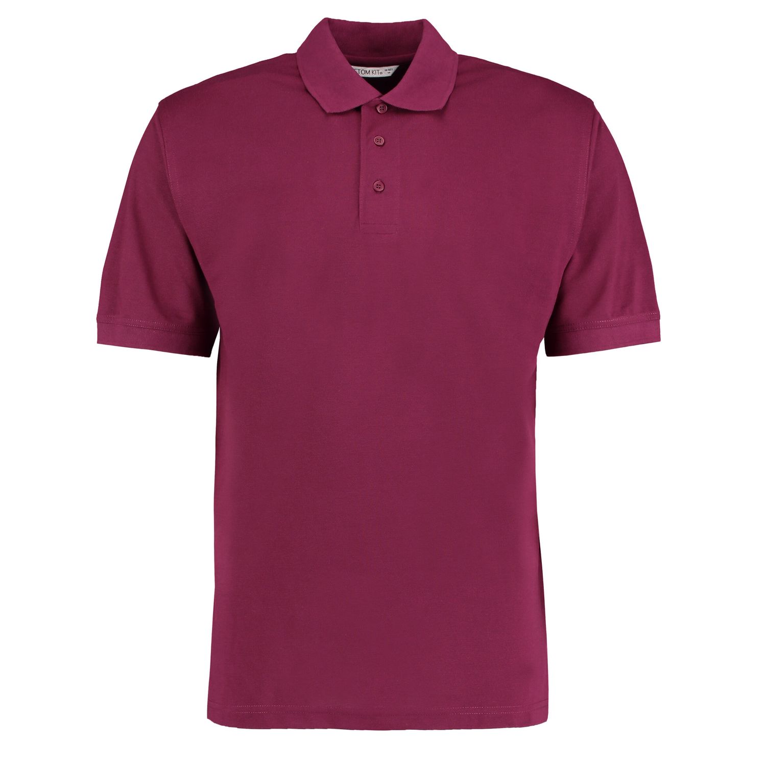Kustom Kit Classic Fit Klassic Superwash 60 Polo Extra Large Burgundy