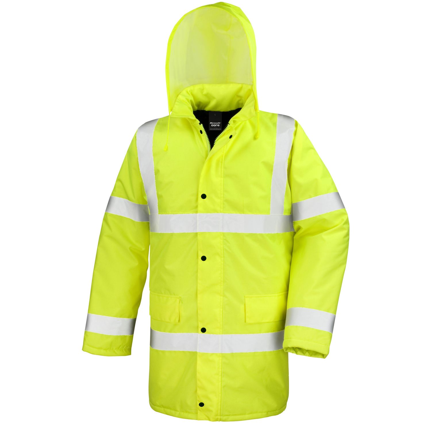 Result Motorway Jacket Extra Large Hi-Vis Yellow
