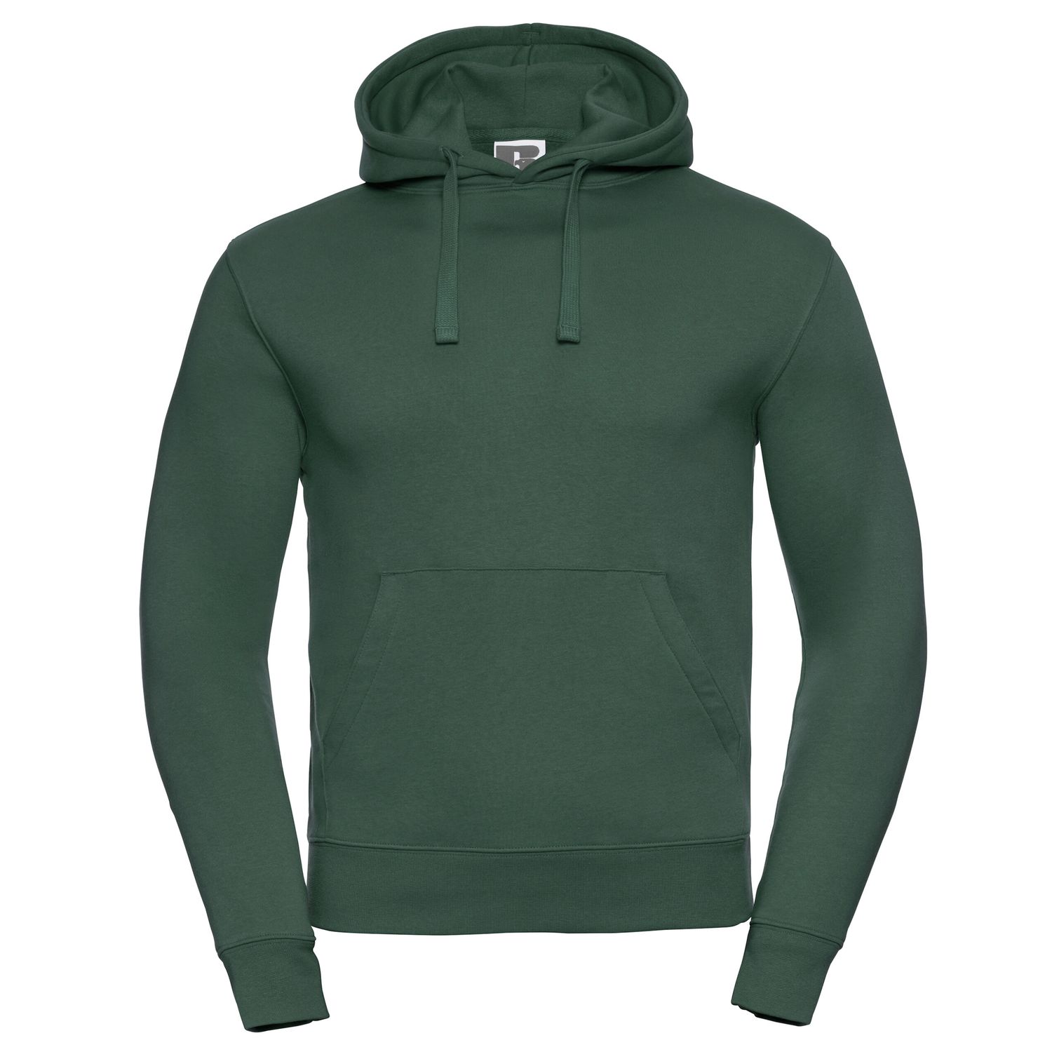 Russell Mens Authentic Hooded Sweat L Bottle Green