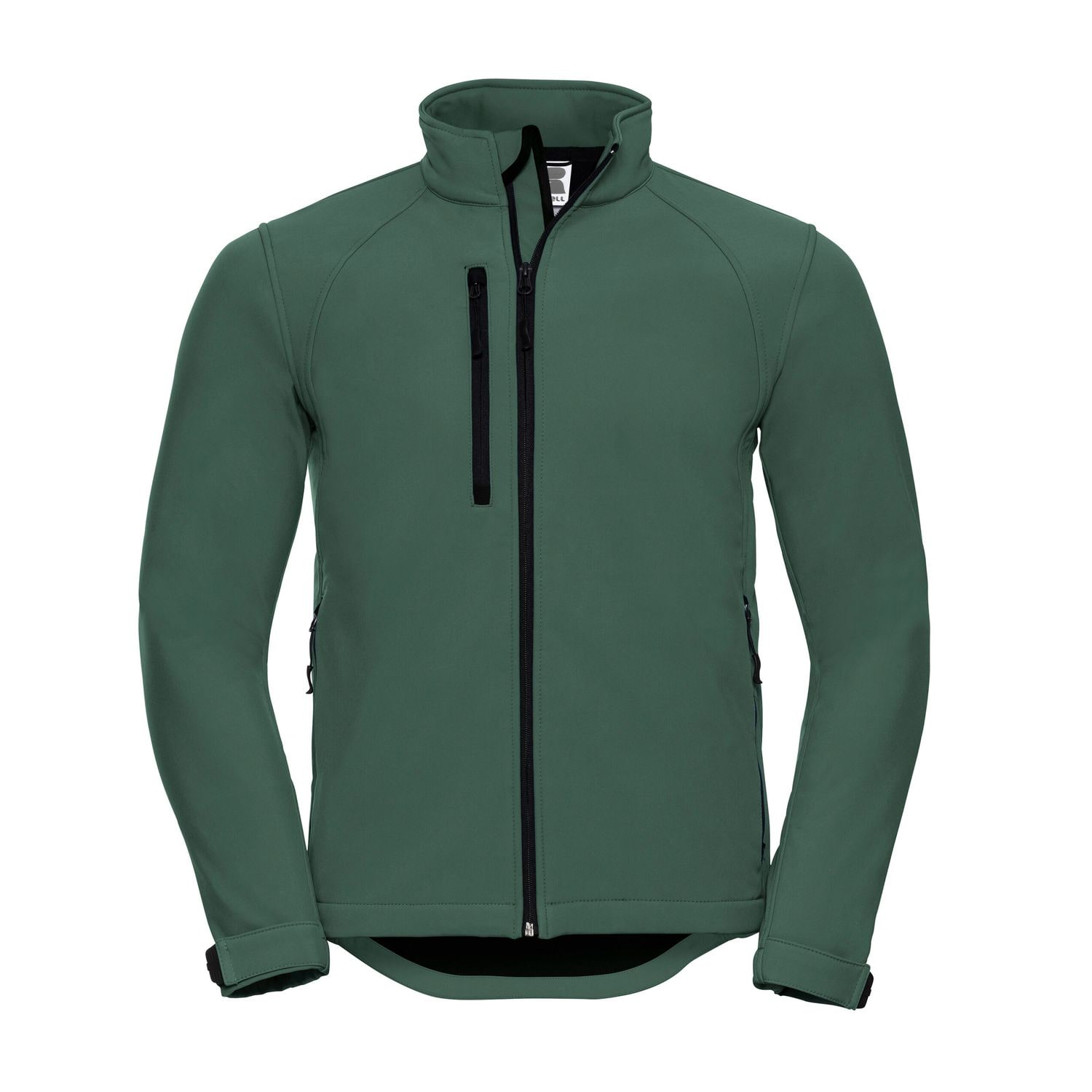 Russell Mens Softshell Jacket 4XL Bottle Green