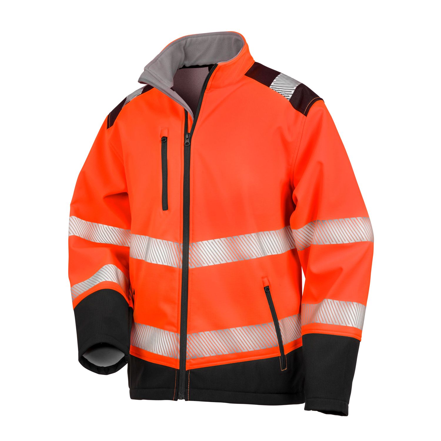 Result Printable Ripstop Safety Softshell 3XL Fluorescent Orange/Black