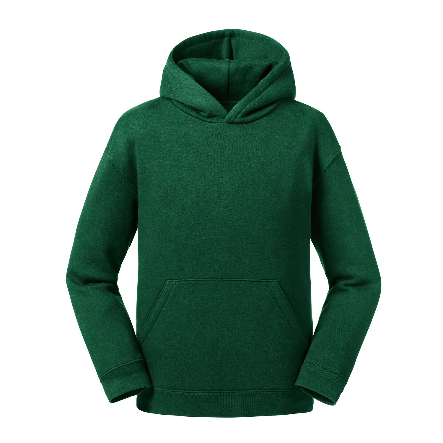 Russell Kids Authentic Hooded Sweat 9-10 Bottle Green
