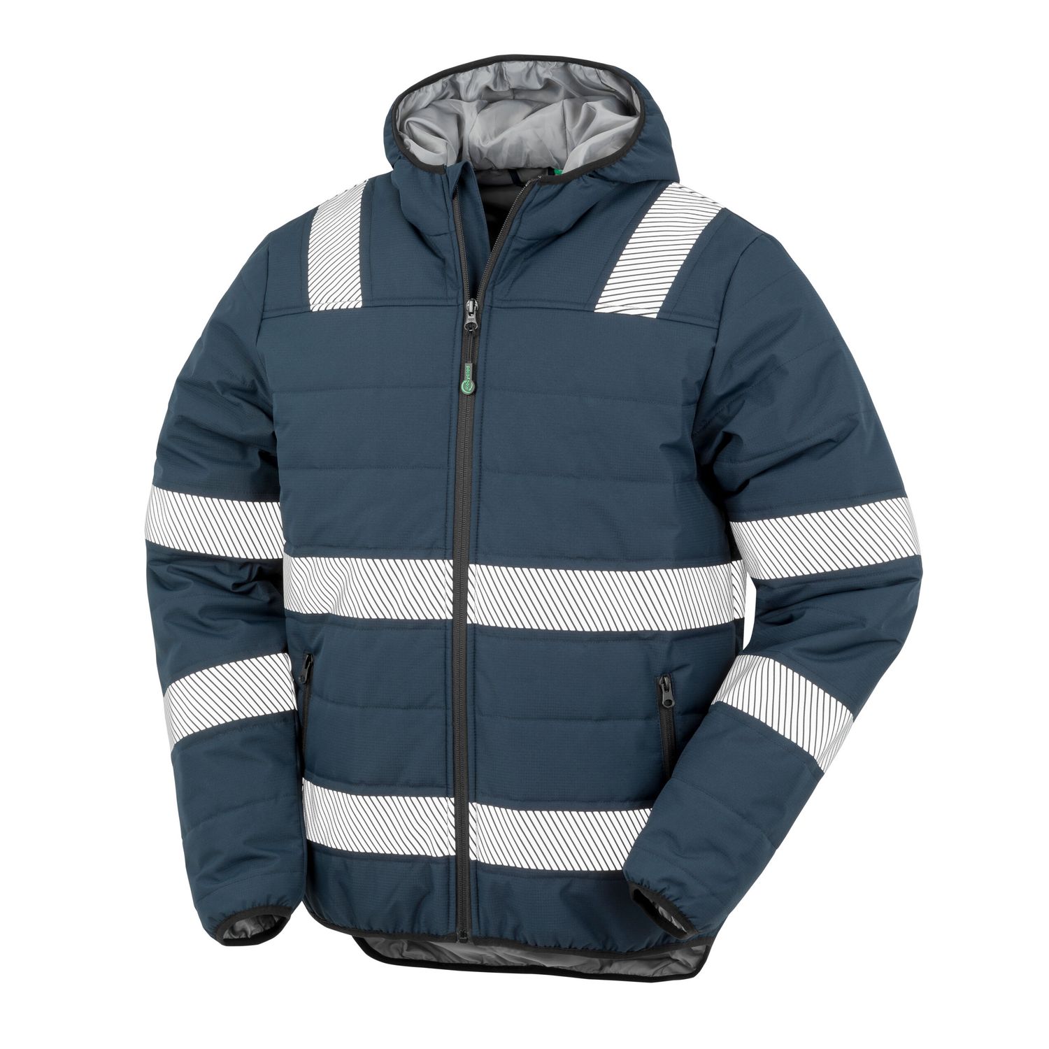 Result Recycled Ripstop Padded Safety Jacket Extra Large Navy