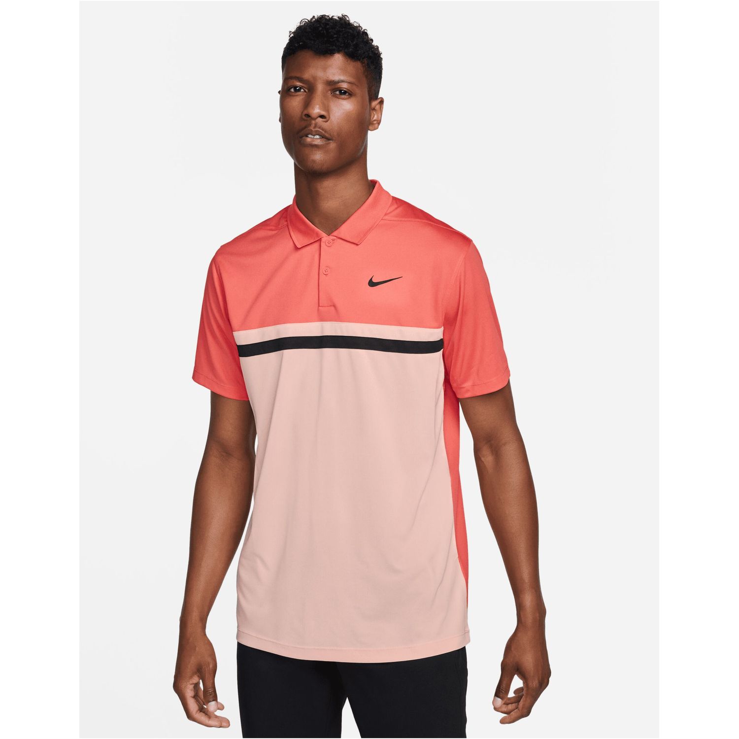 Nike Golf Nike Victory Colourblock Polo L Magic Ember/Arctic Orange/Black