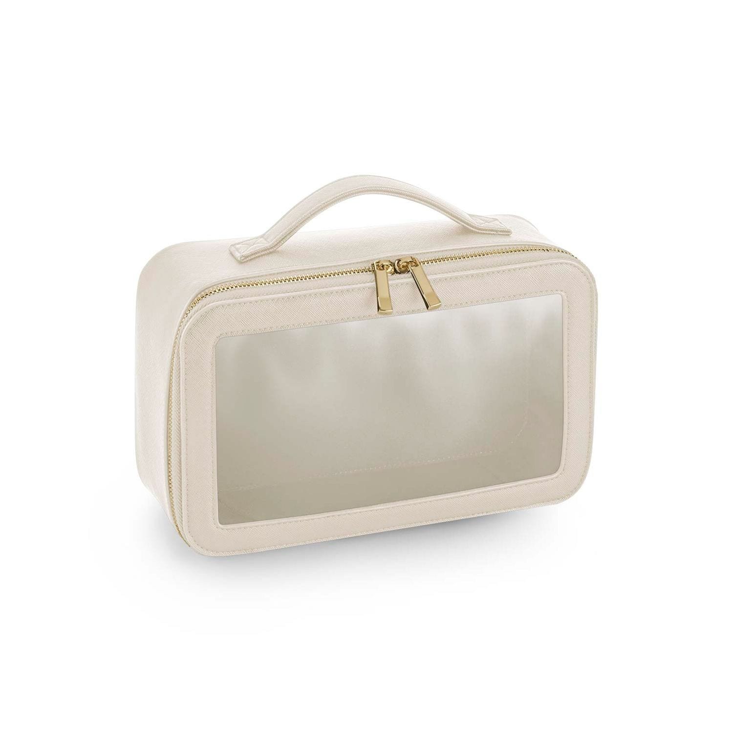 BagBase Boutique Clear Window Travel Case One Size Oyster