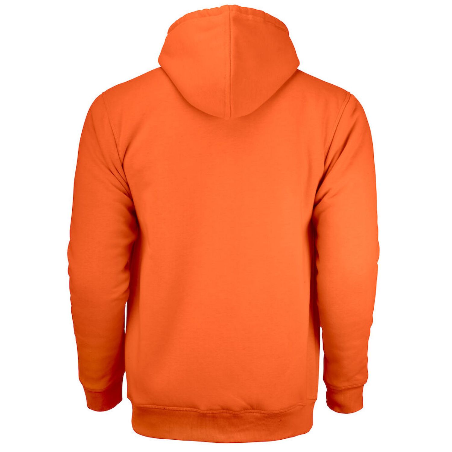 Jobman Mens Vintage Hoodie Lined 2XL Orange/Dark Grey