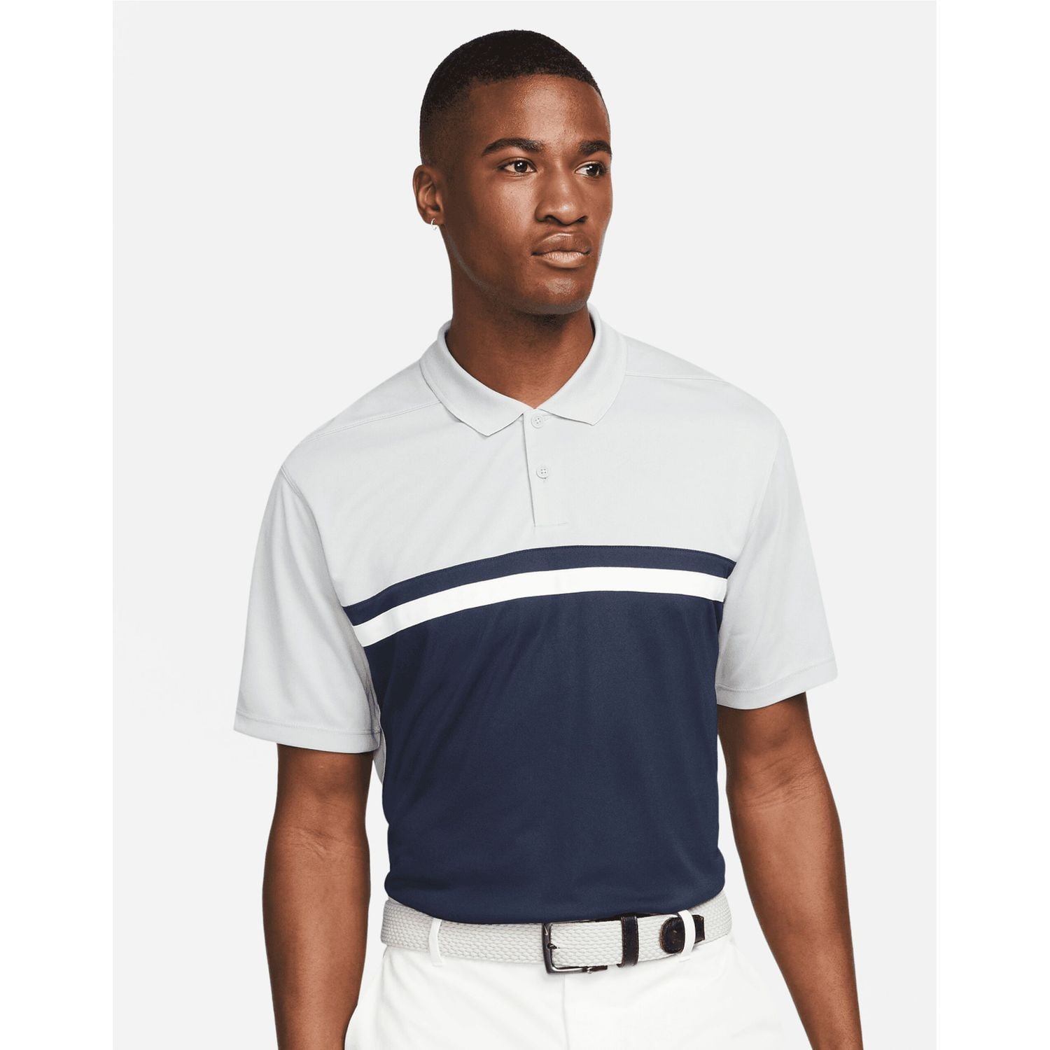 Nike Golf Nike Victory Mens Golf Polo 2XL Light Smoke Grey/Obsidian