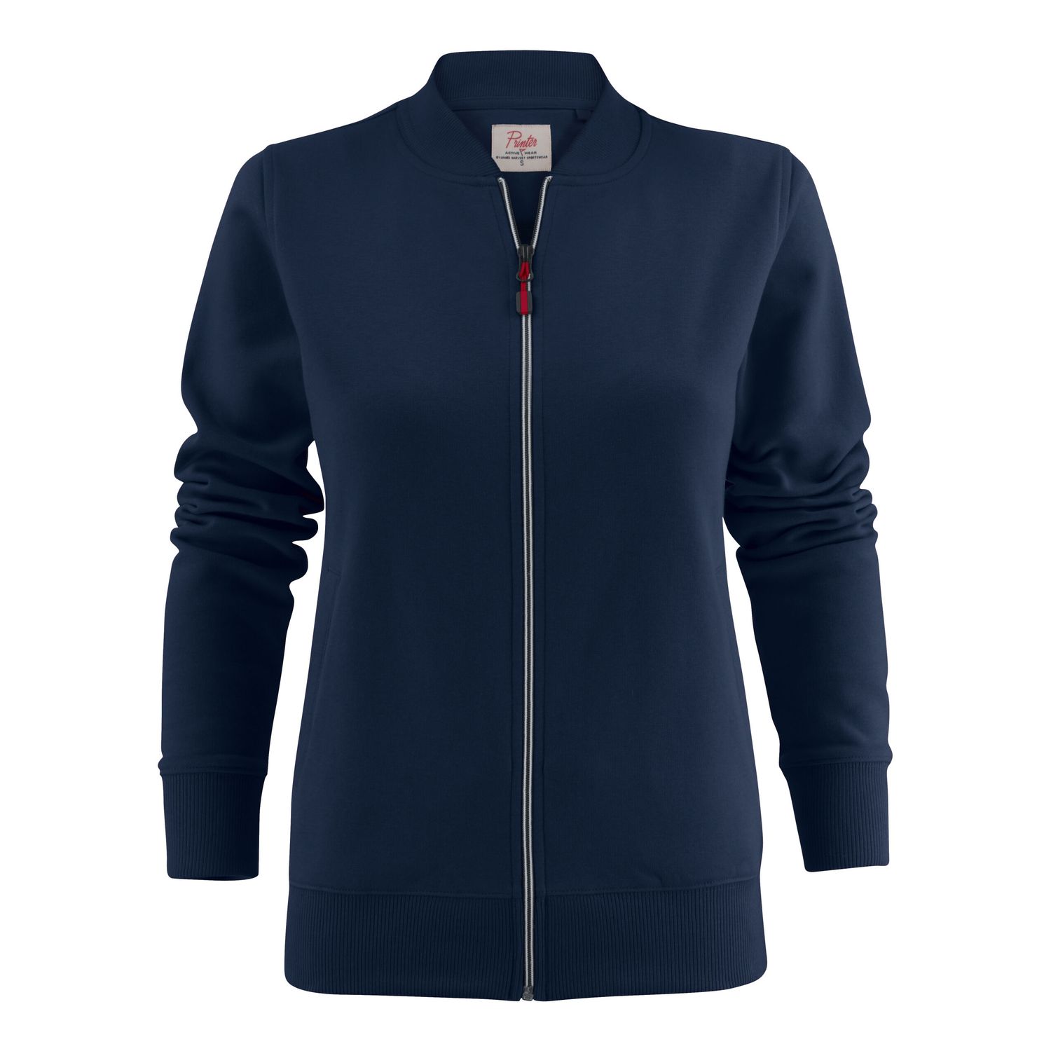 Printer Essentials Ladies Javelin Full Zip Sweatshirt S Navy